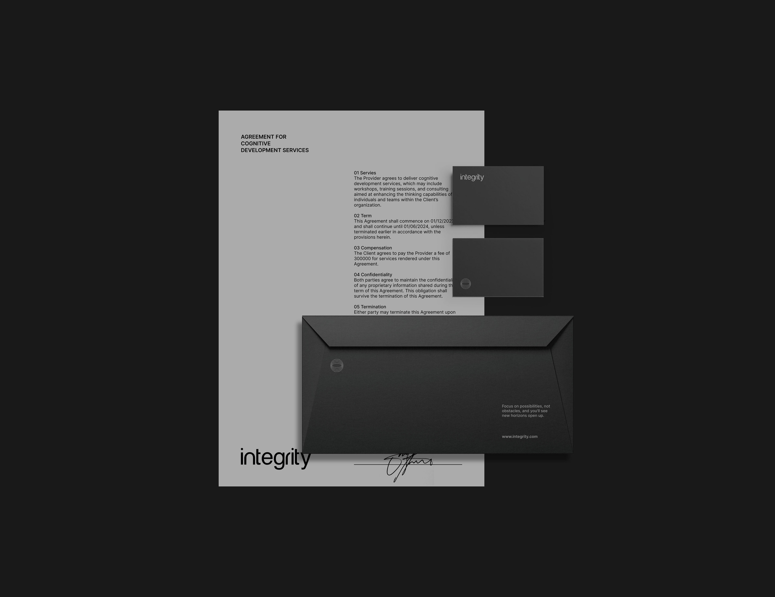 Integrity / corporate identity & logotype — Изображение №2 — Брендинг на Dprofile