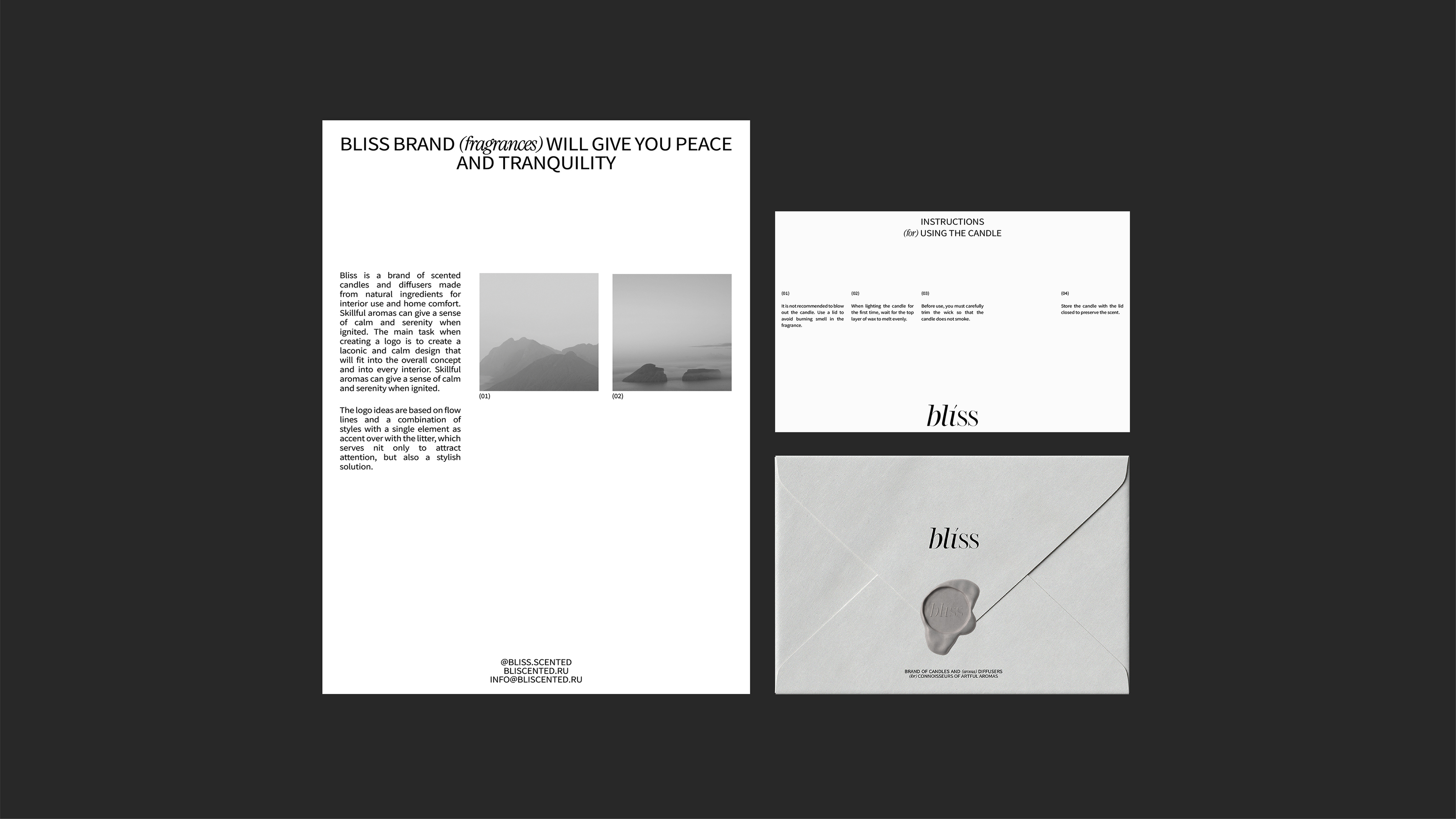 Bliss candle / identity — Изображение №10 — Брендинг на Dprofile