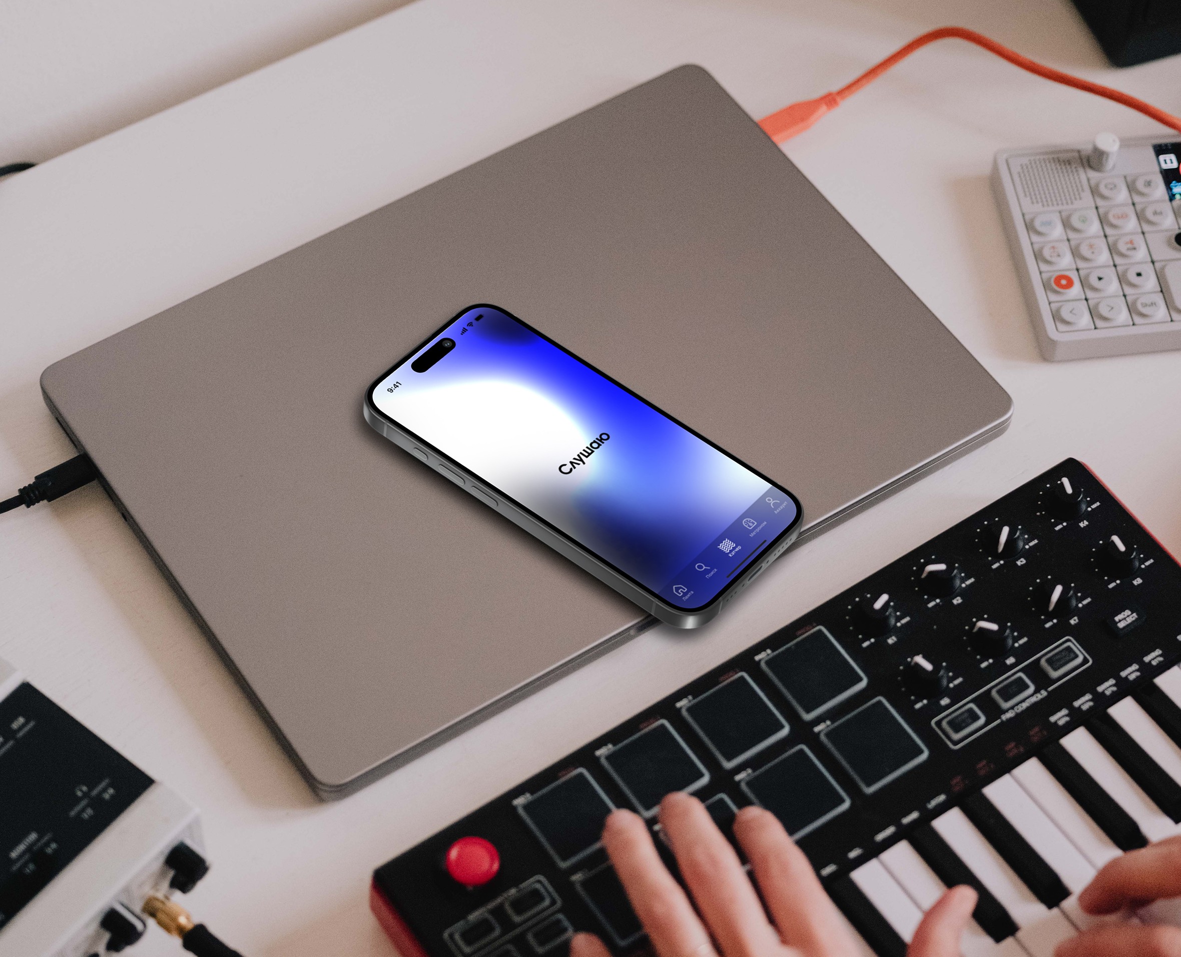 Приложение для музыкантов «catcher» — Интерфейсы на Dprofile
