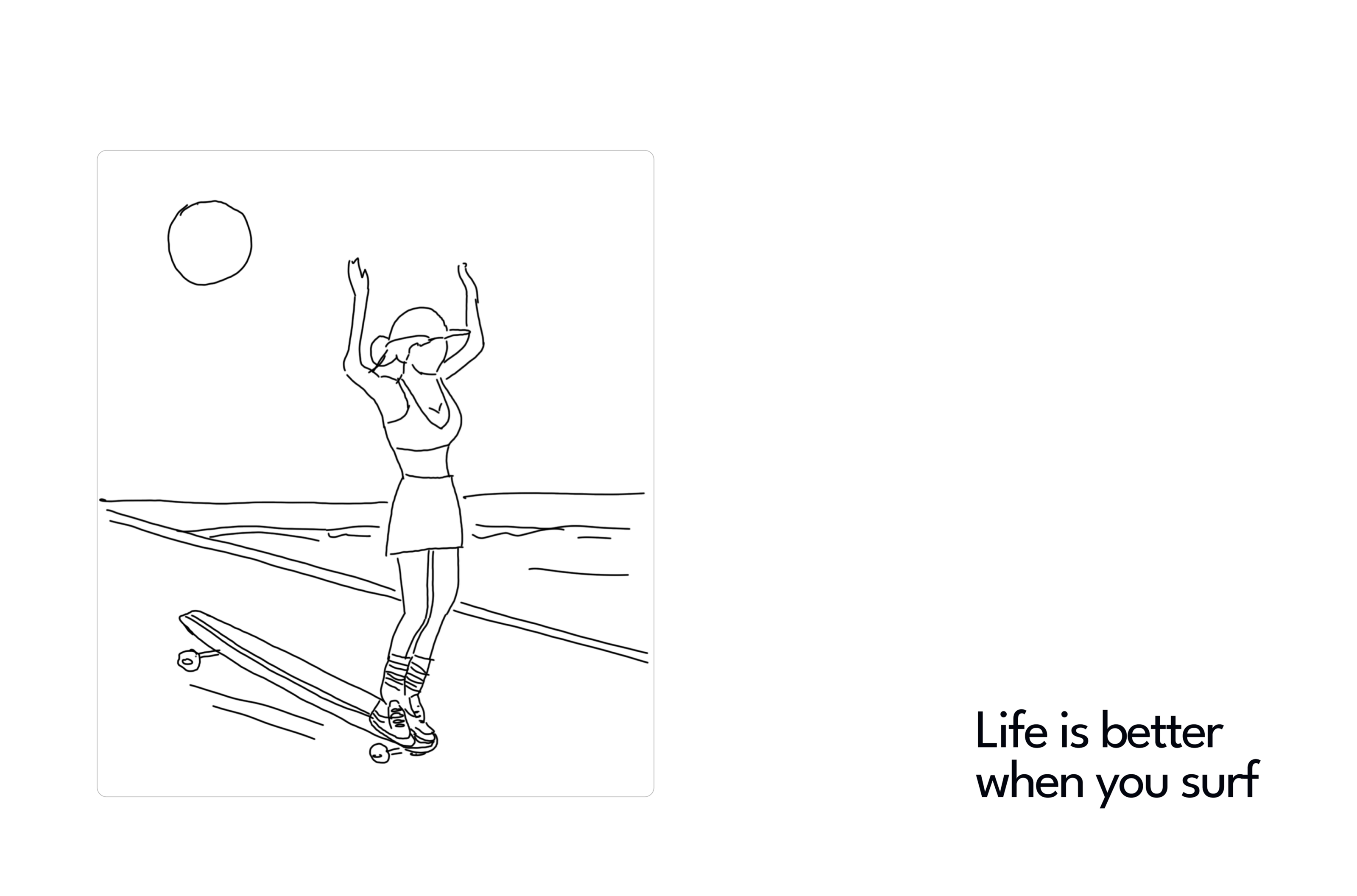 Surf coloring book — Изображение №2 — Иллюстрация на Dprofile