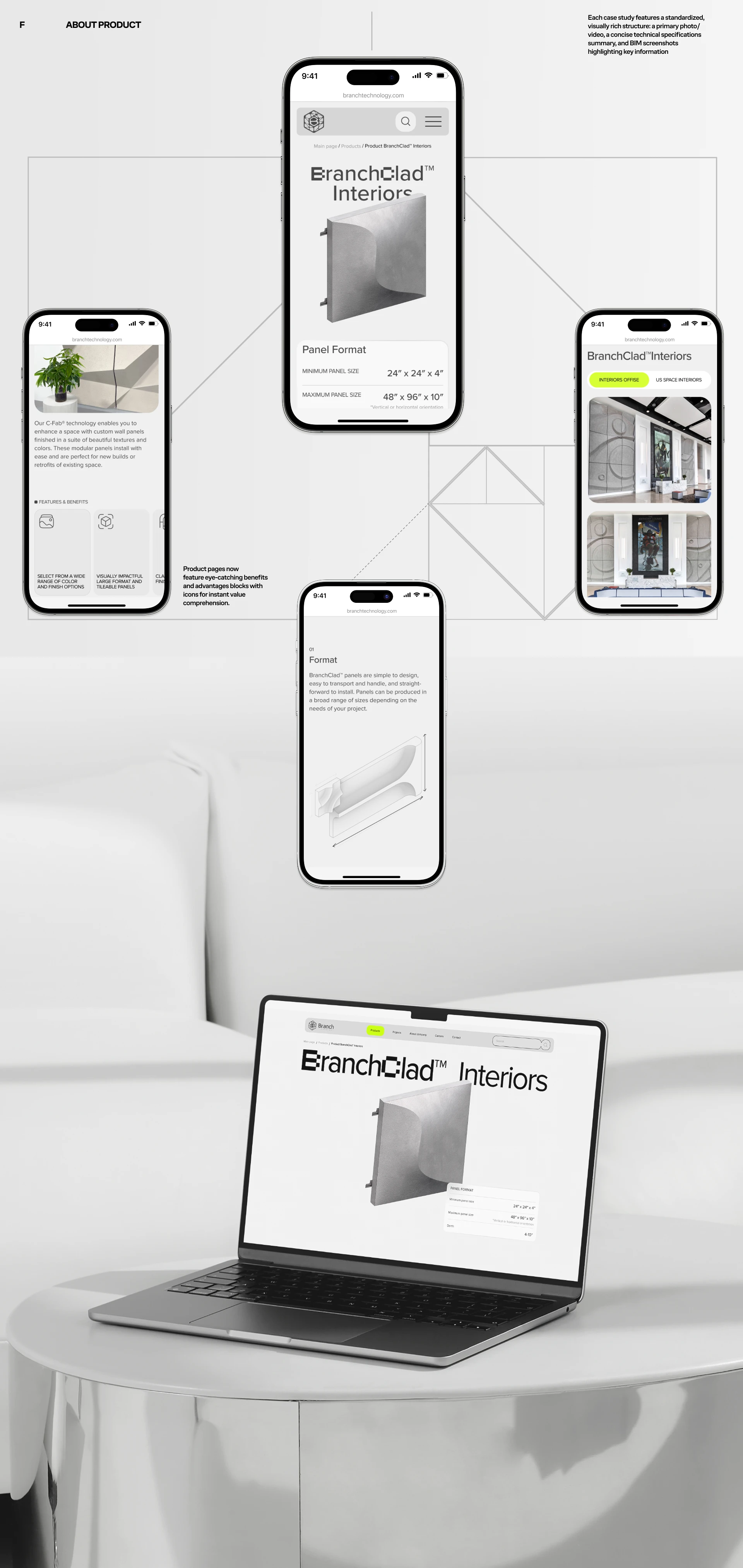 UI/UX Redesign corporate website "Branch Technology" — Изображение №11 — Интерфейсы на Dprofile