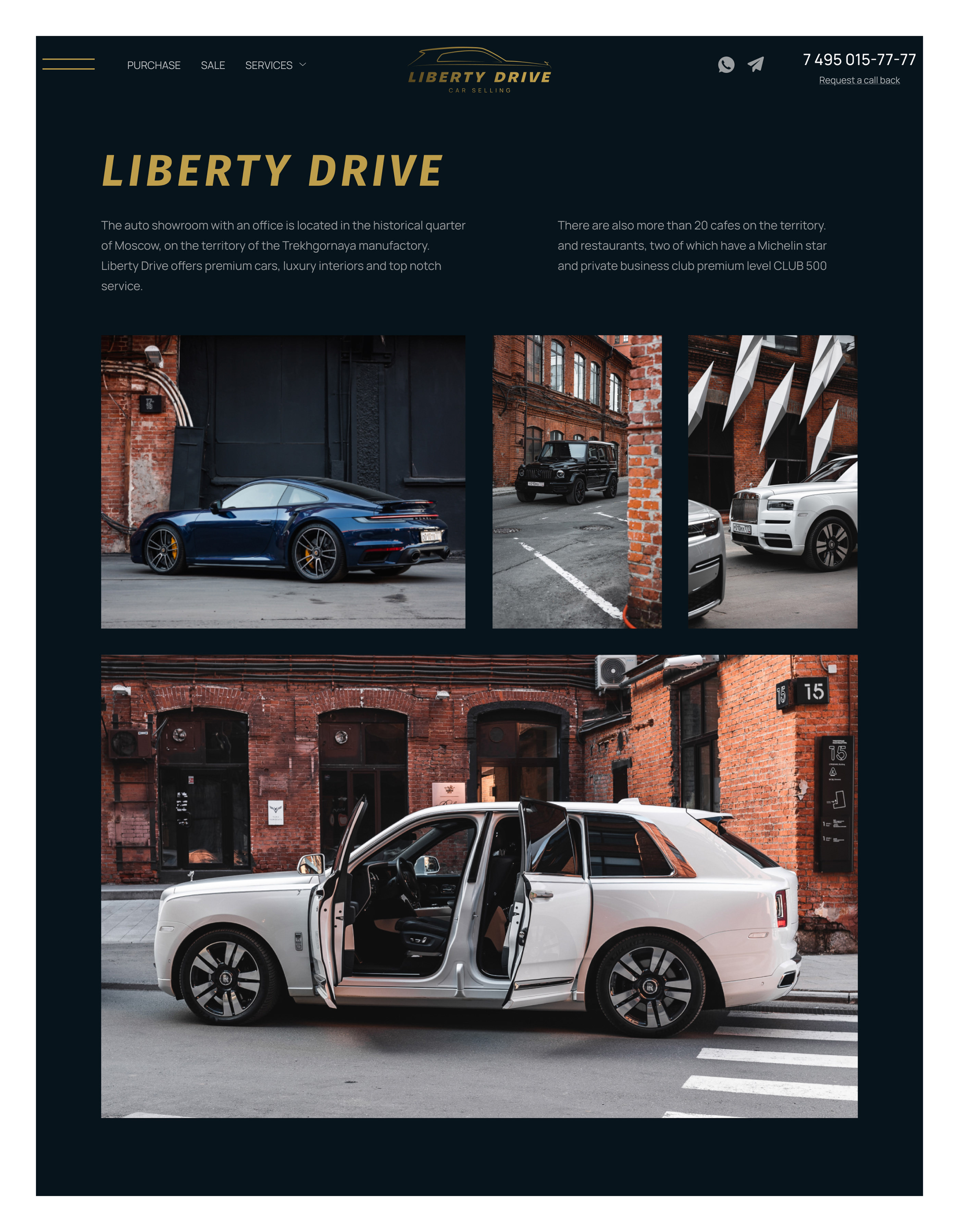 Аренда элитных авто | Автопарк | Прокат автомобилей — Изображение №6 — Интерфейсы на Dprofile