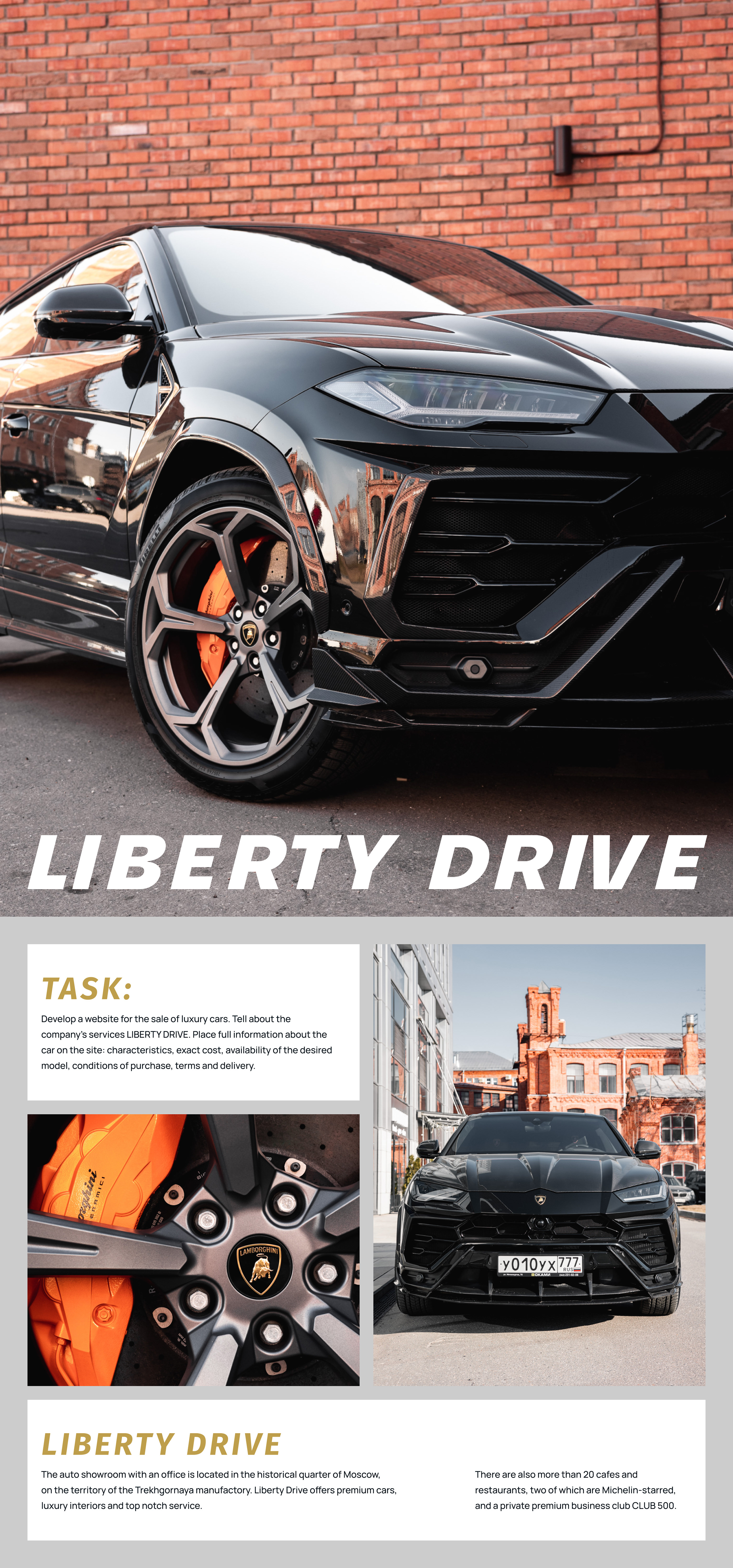 Аренда элитных авто | Автопарк | Прокат автомобилей — Изображение №3 — Интерфейсы на Dprofile