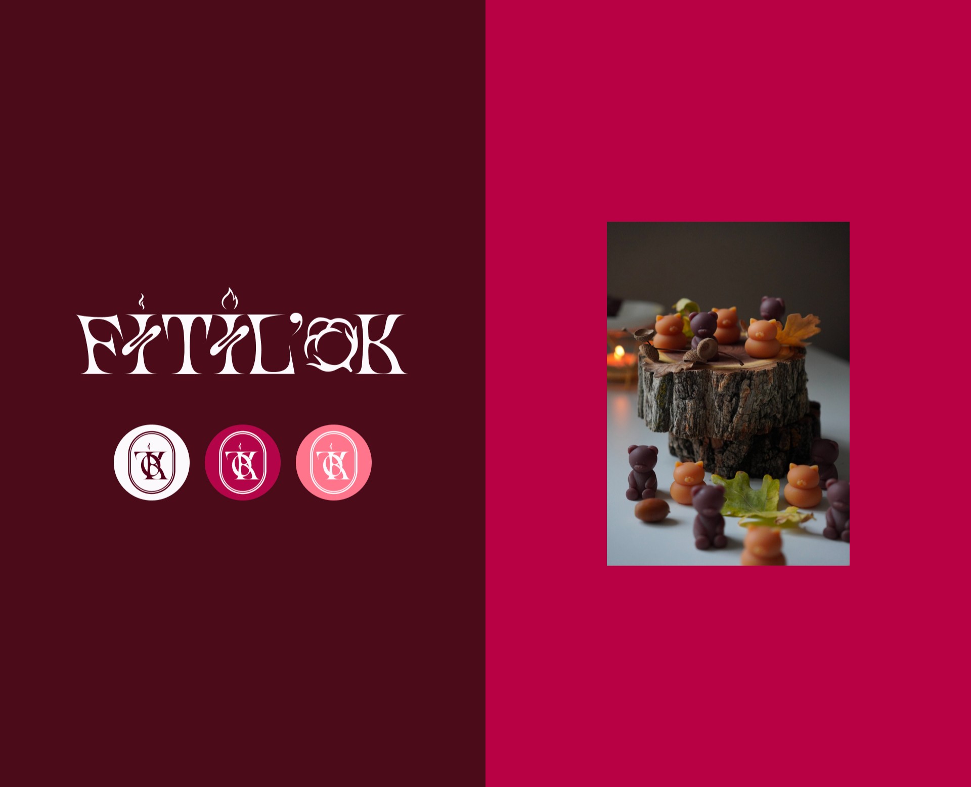Fitil'lok Candles: Logo Design & Branding Case Study — Брендинг на Dprofile