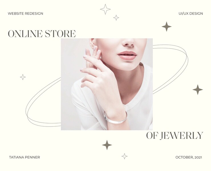 ONLINE STORE OF JEWERLY_Redesign на Dprofile