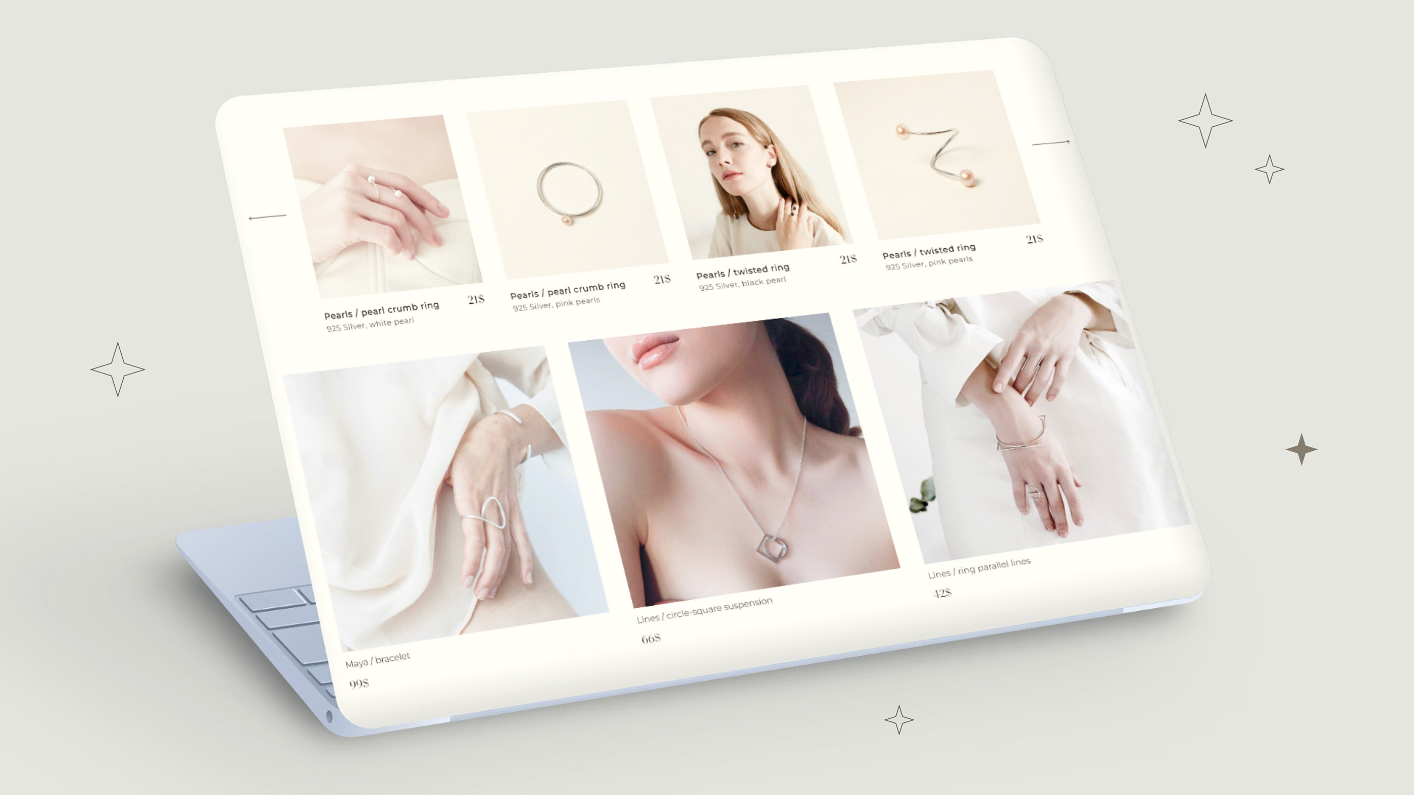 ONLINE STORE OF JEWERLY_Redesign — Изображение №15 — Интерфейсы на Dprofile