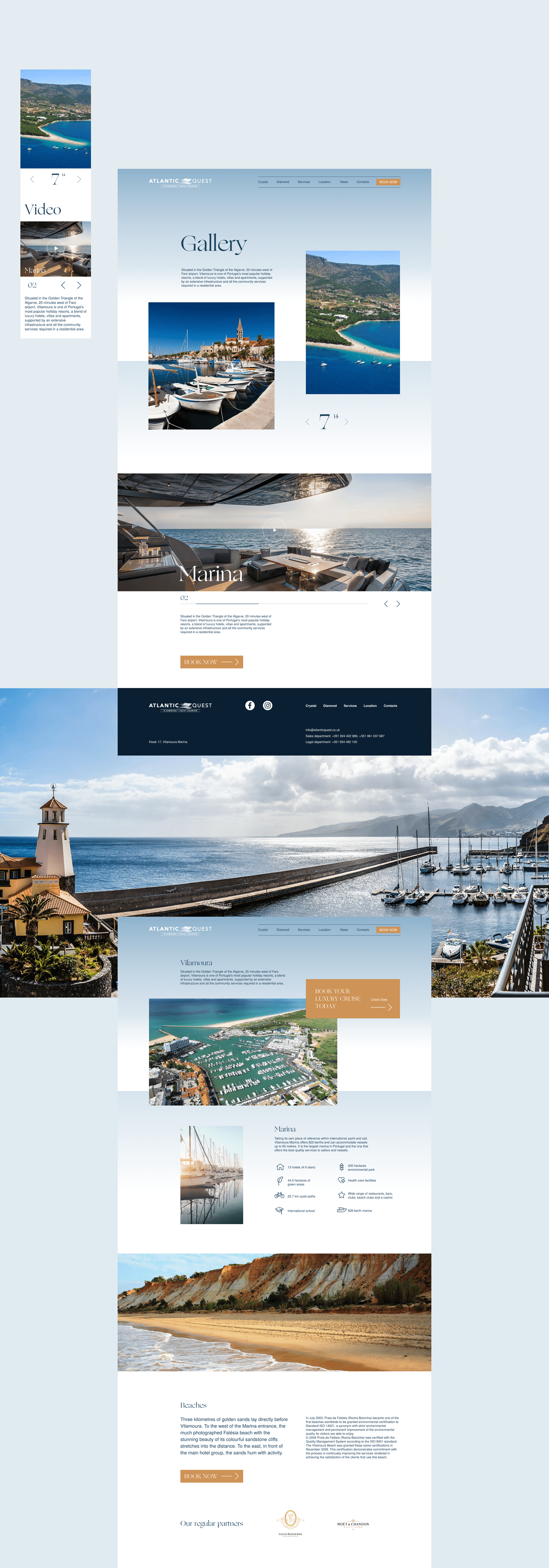 Luxury Cruises Website — Изображение №5 — Интерфейсы на Dprofile
