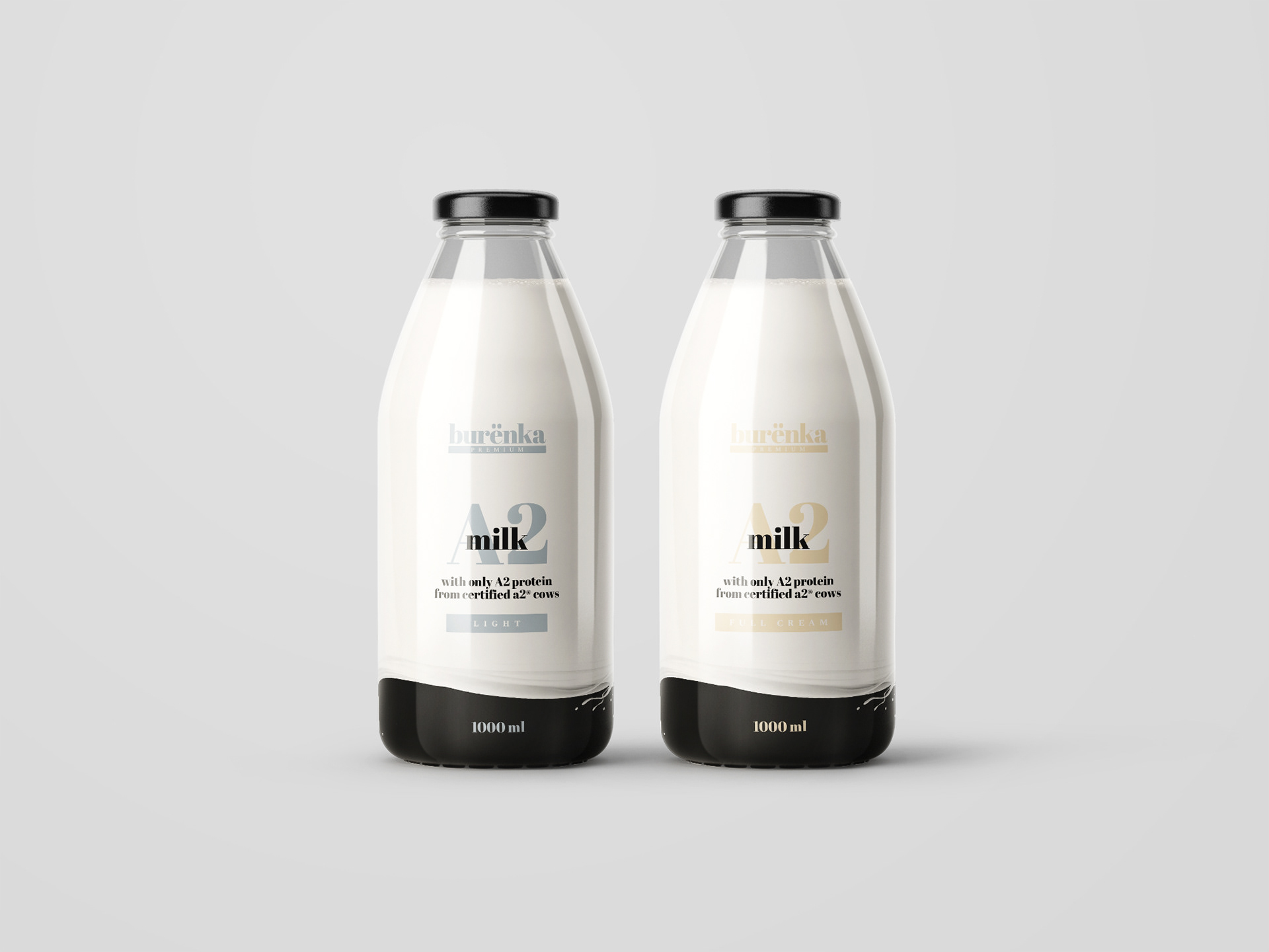 Burёnka Premium Milk | Logo & Packaging Design — Изображение №4 — Брендинг на Dprofile