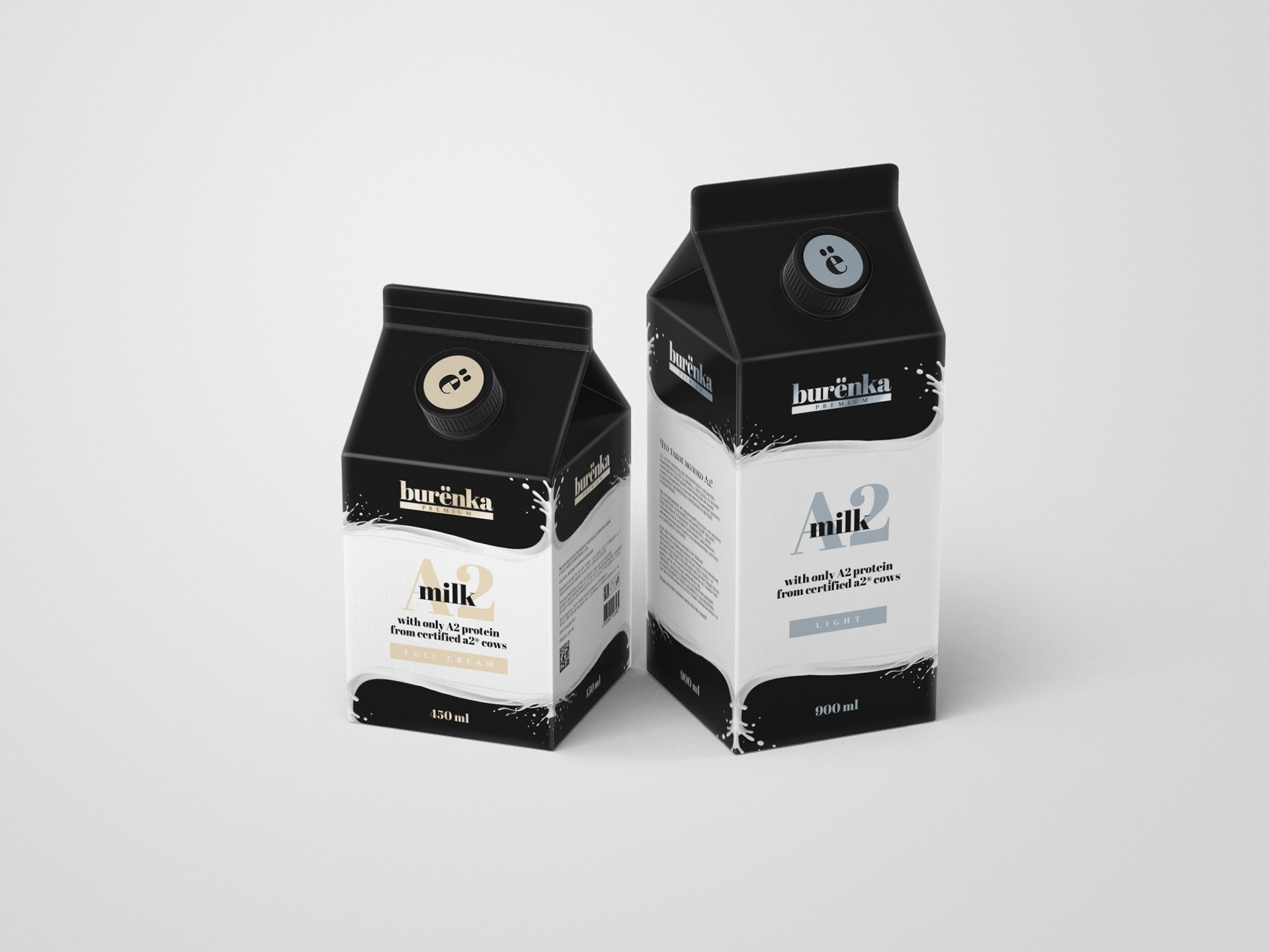 Burёnka Premium Milk | Logo & Packaging Design — Изображение №7 — Брендинг на Dprofile