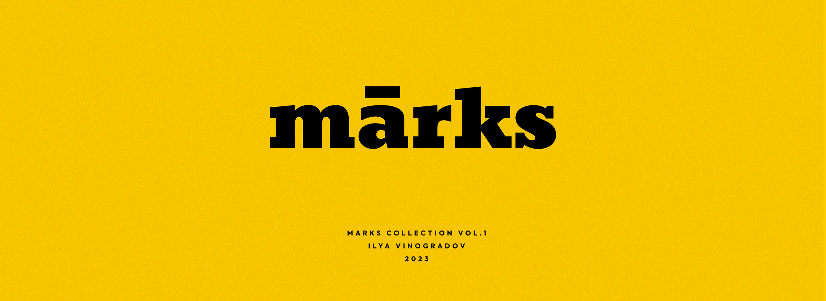Marks Collection Vol. 1 — Изображение №1 — Брендинг на Dprofile
