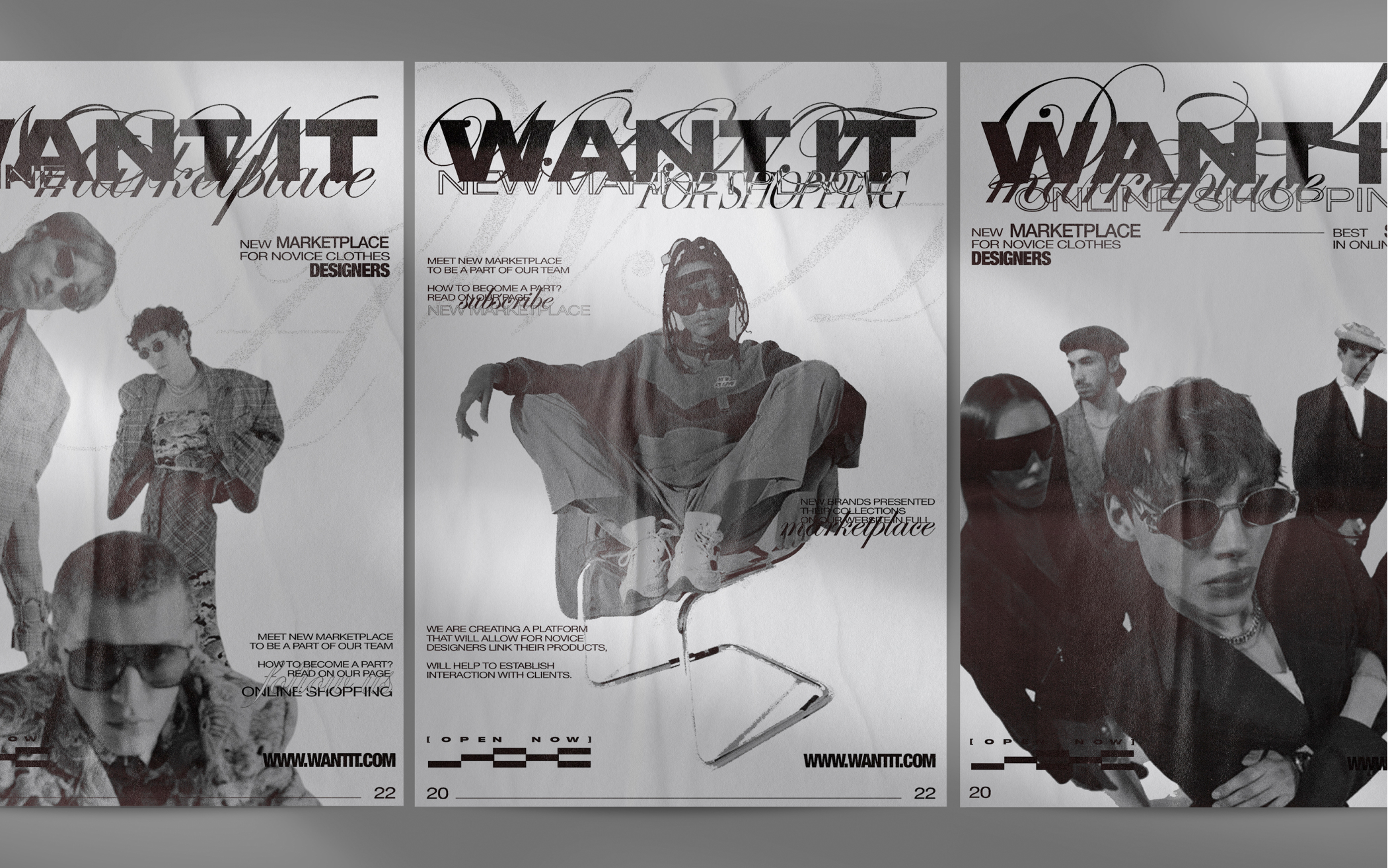 Брендинг онлайн маркетплейса «WANT IT» — Изображение №4 — Брендинг, Графика на Dprofile