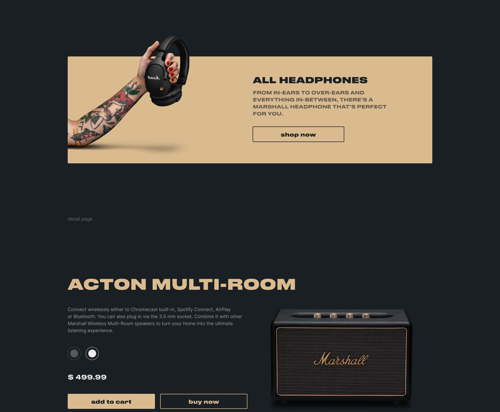 Marshall Amplification — Изображение №5 — Интерфейсы на Dprofile
