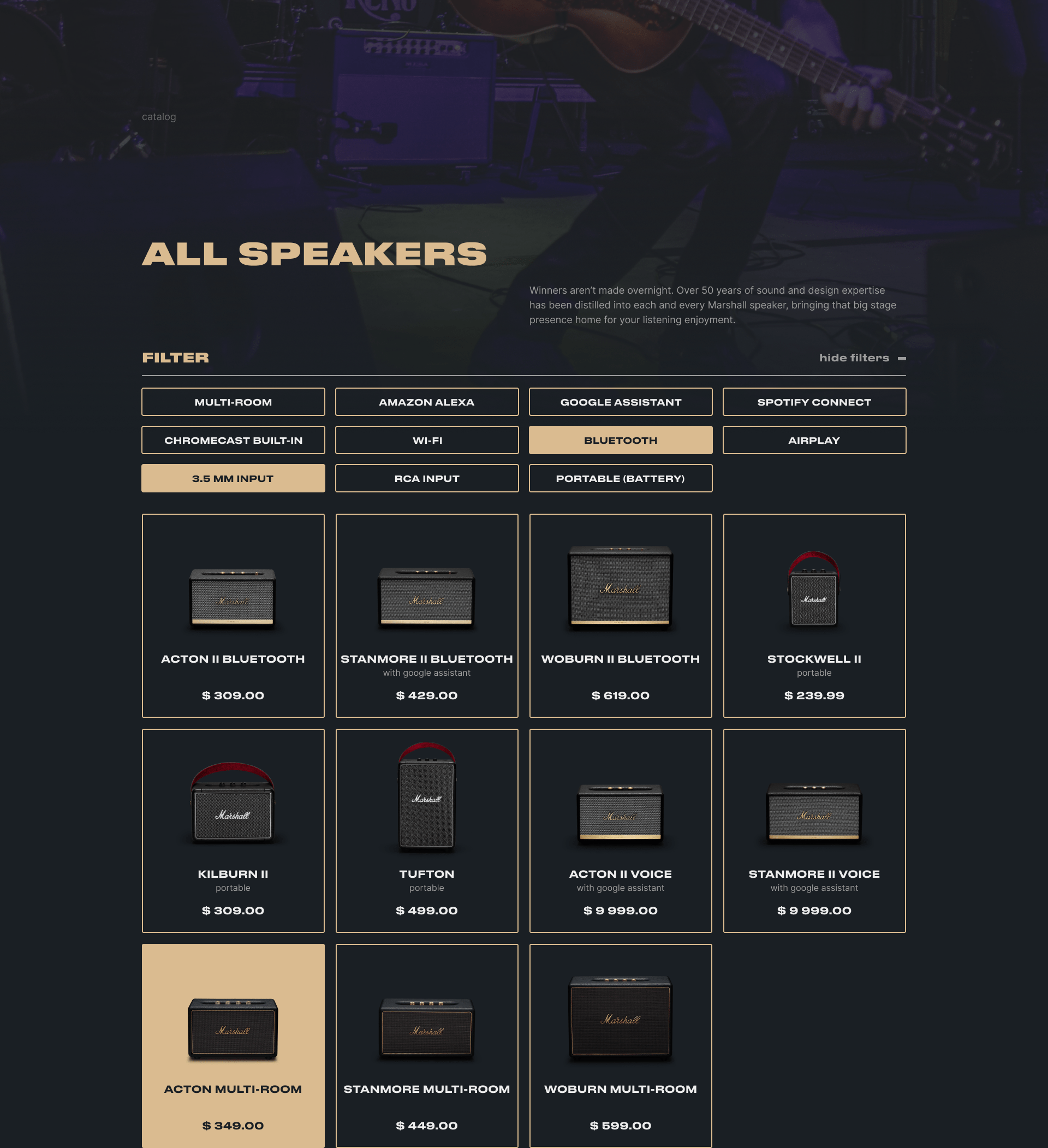 Marshall Amplification — Изображение №4 — Интерфейсы на Dprofile
