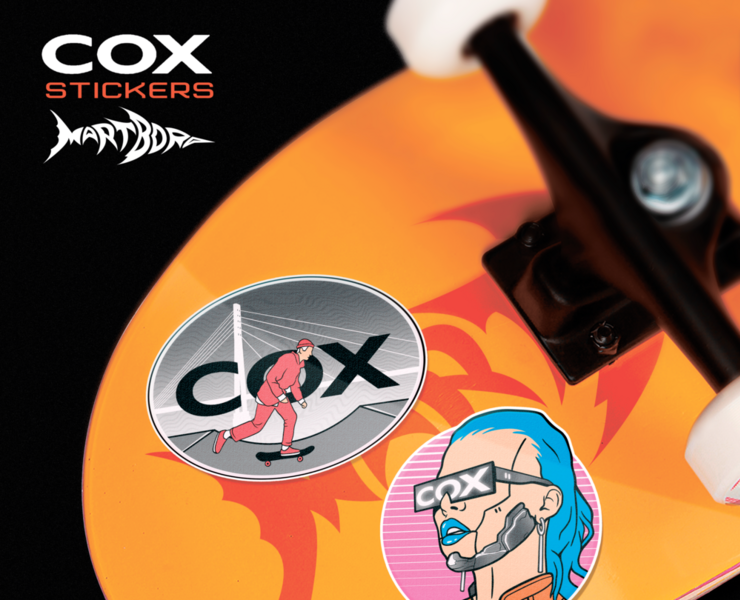 COX | STICKERS — Иллюстрация, Графика на Dprofile
