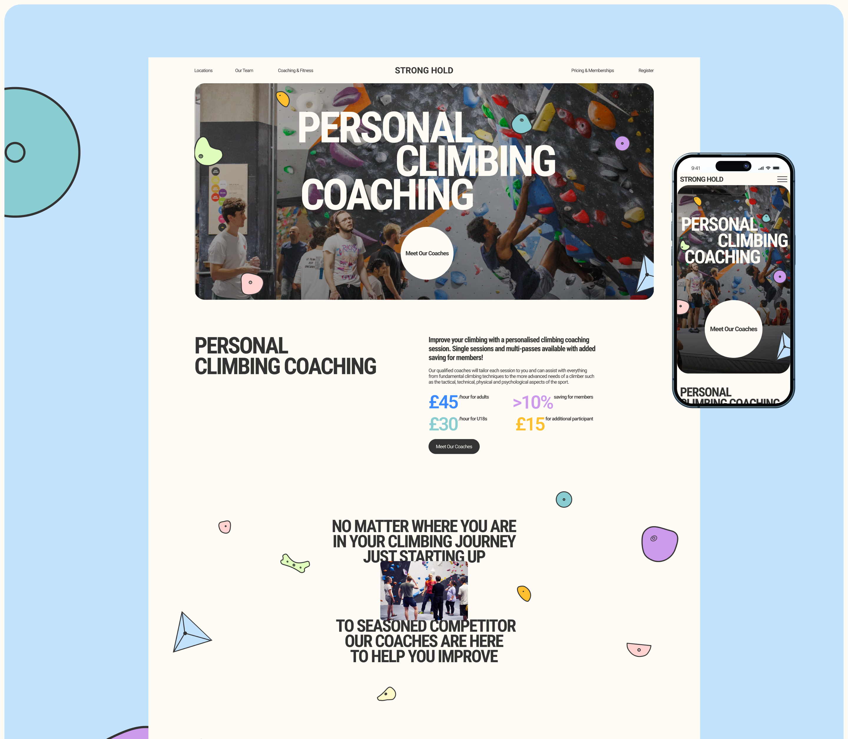 STRONGHOLD CLIMBING CENTRES l E-commerce redesign — Изображение №6 — Интерфейсы на Dprofile