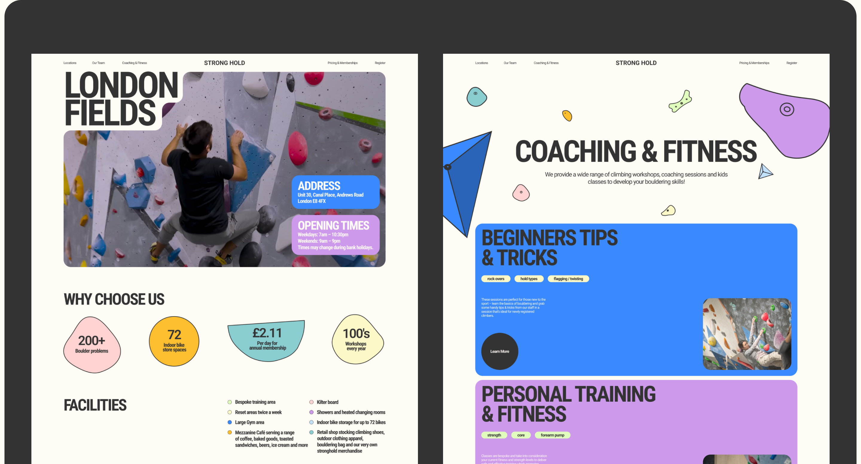 STRONGHOLD CLIMBING CENTRES l E-commerce redesign — Изображение №10 — Интерфейсы на Dprofile