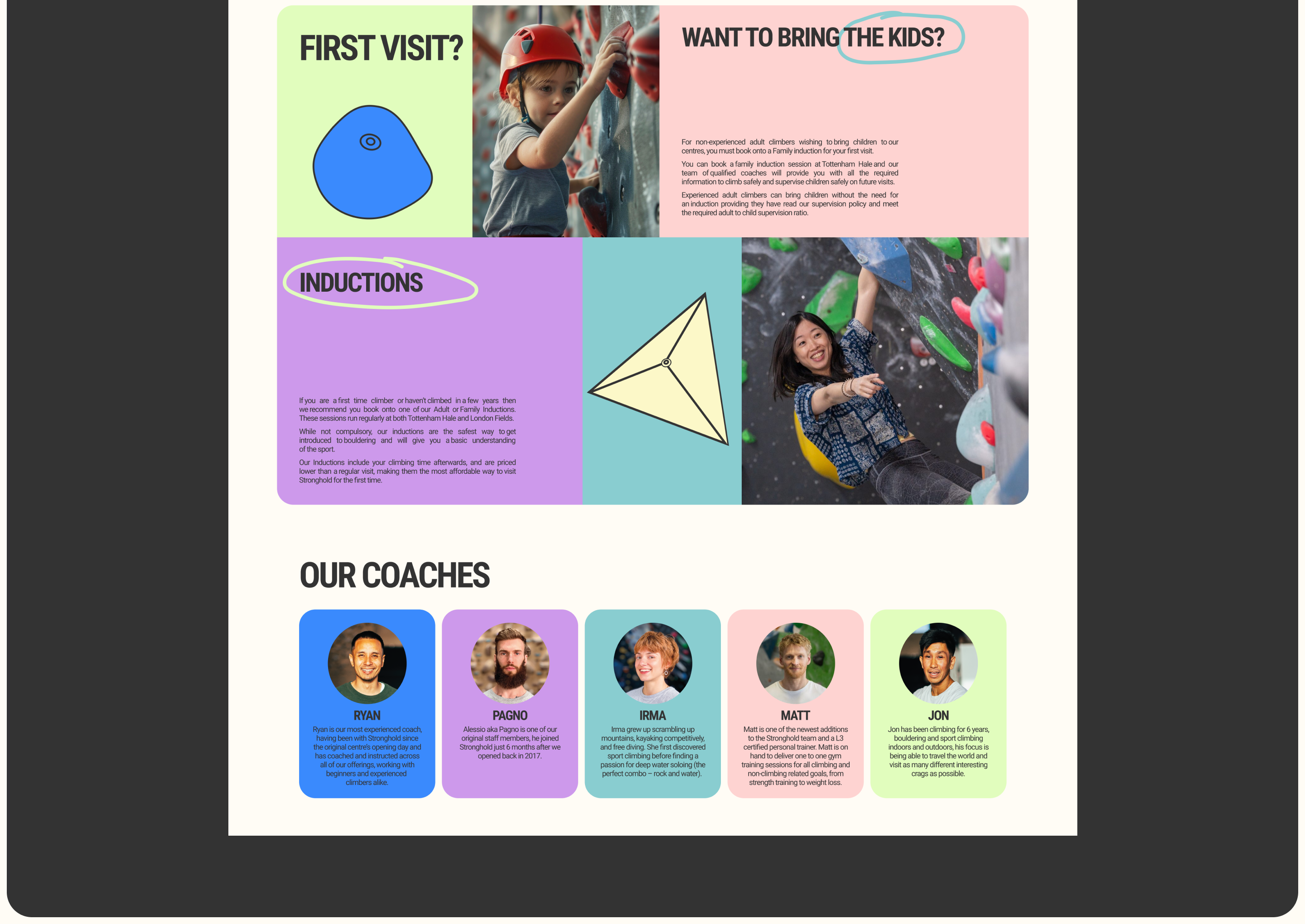 STRONGHOLD CLIMBING CENTRES l E-commerce redesign — Изображение №5 — Интерфейсы на Dprofile