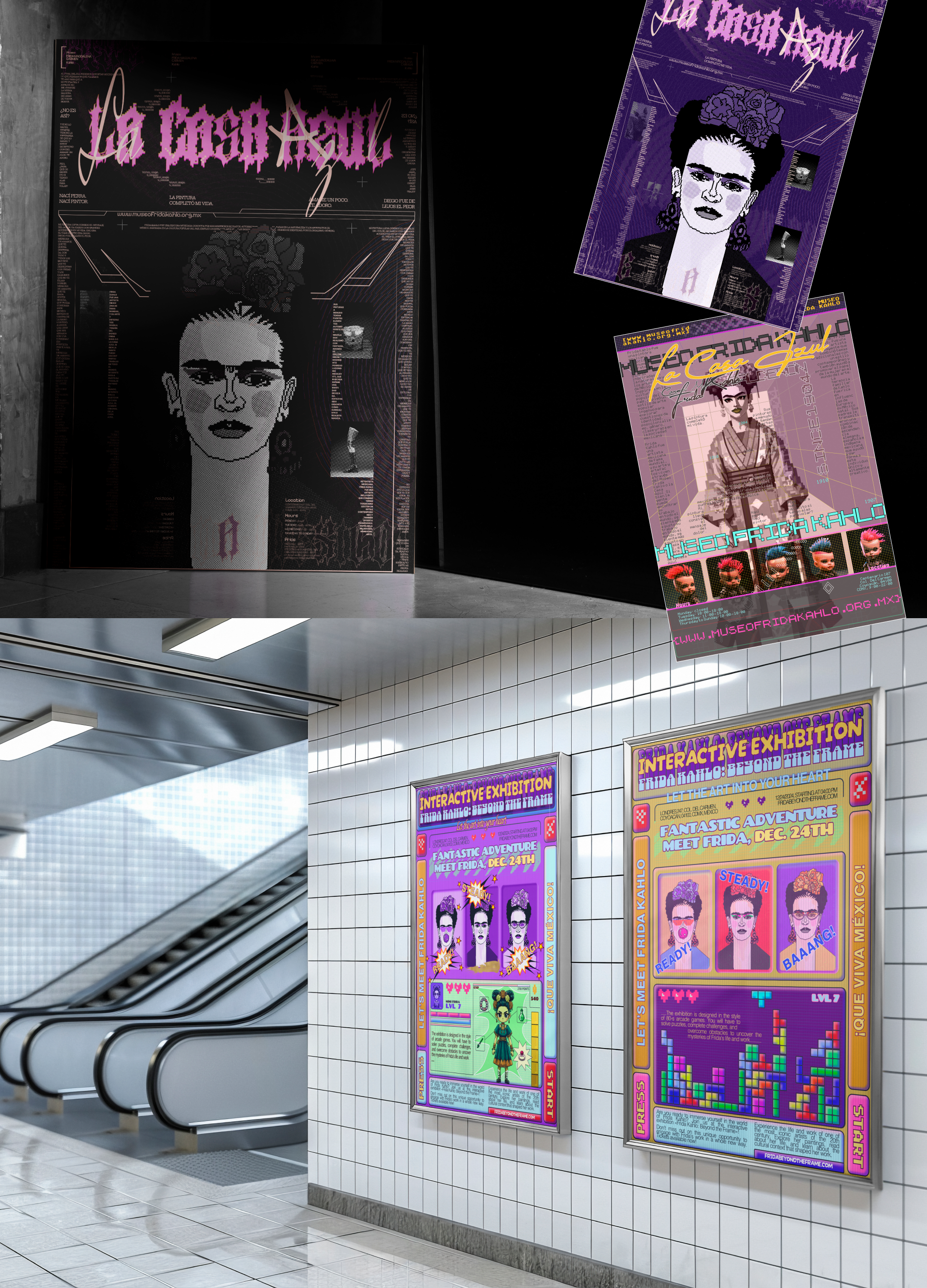 [FRIDA KAHLO] Poster Collection — Изображение №3 — Иллюстрация, Графика на Dprofile