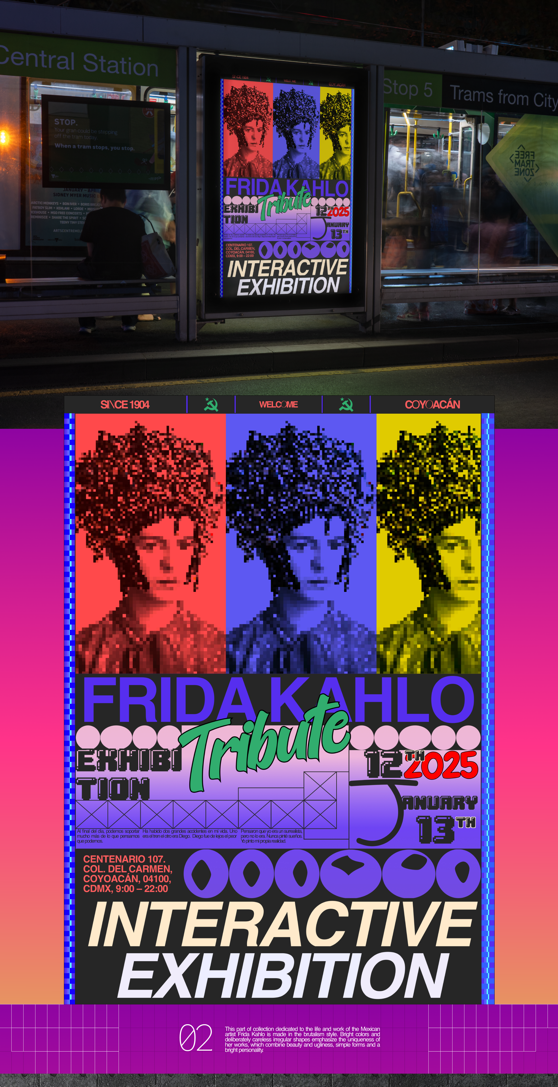 [FRIDA KAHLO] Poster Collection — Изображение №4 — Иллюстрация, Графика на Dprofile