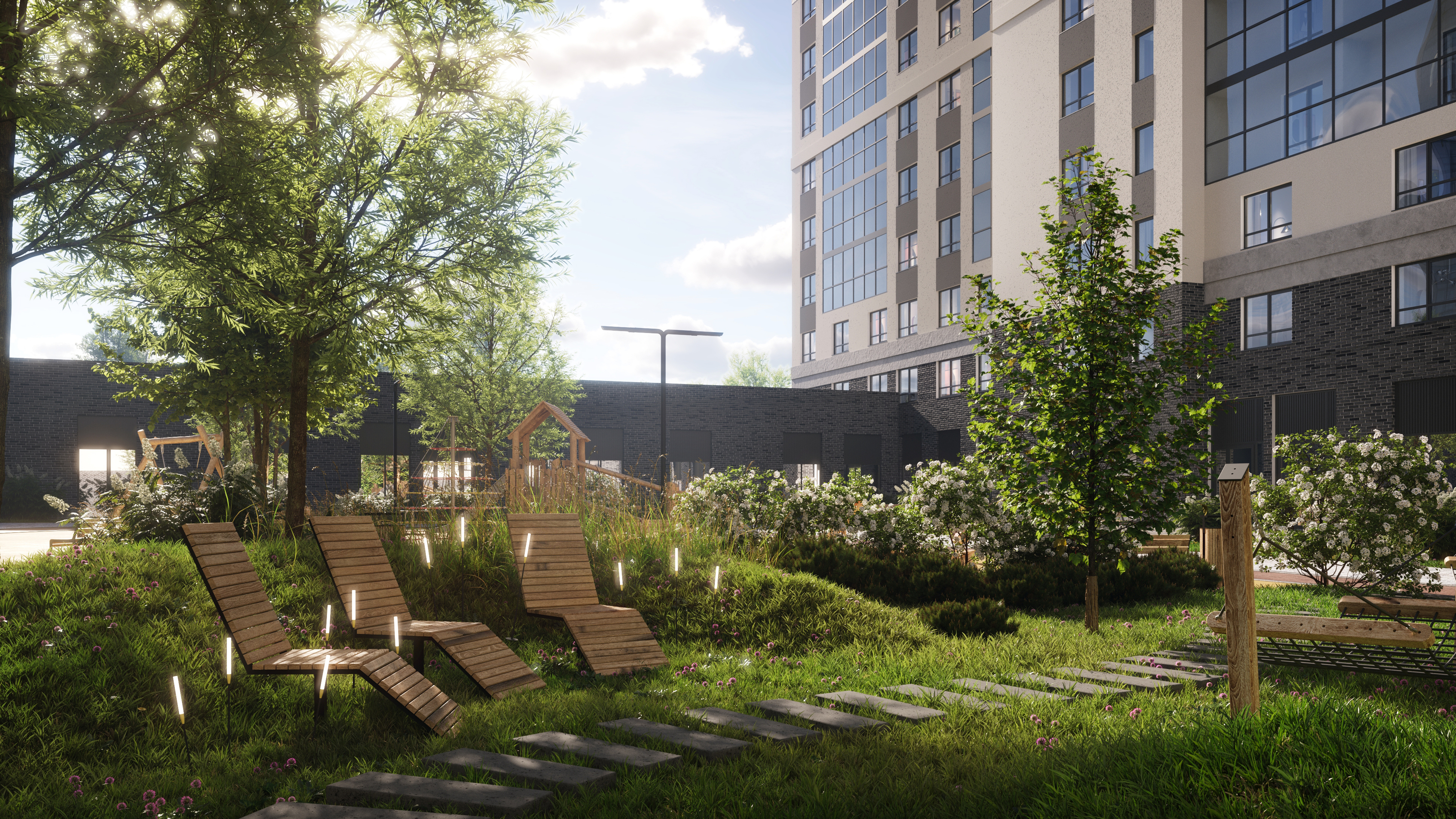 Визуализация ЖК в г. Екатеринбурге — Изображение №1 — Иллюстрация, 3D на Dprofile