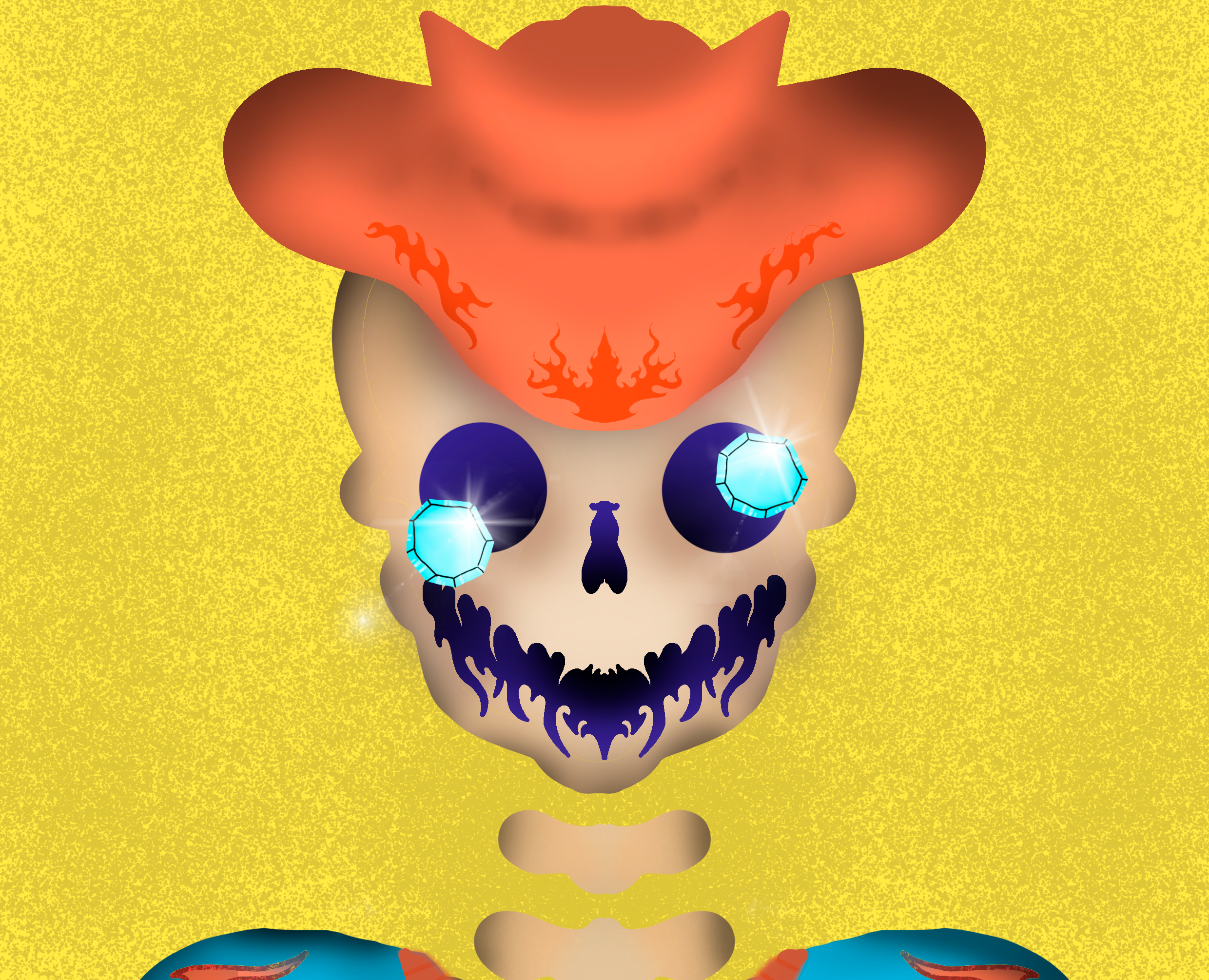 Диджитал-арт персонаж ( для NFT проекта ) — Иллюстрация на Dprofile