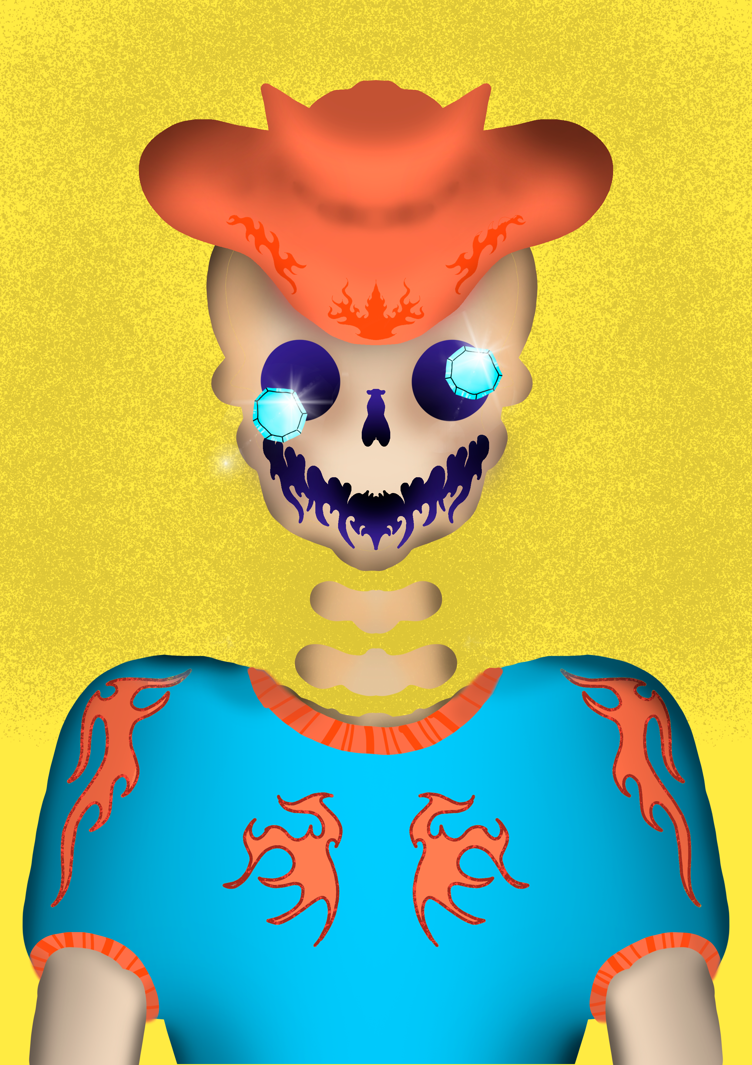 Диджитал-арт персонаж ( для NFT проекта ) — Изображение №1 — Иллюстрация на Dprofile