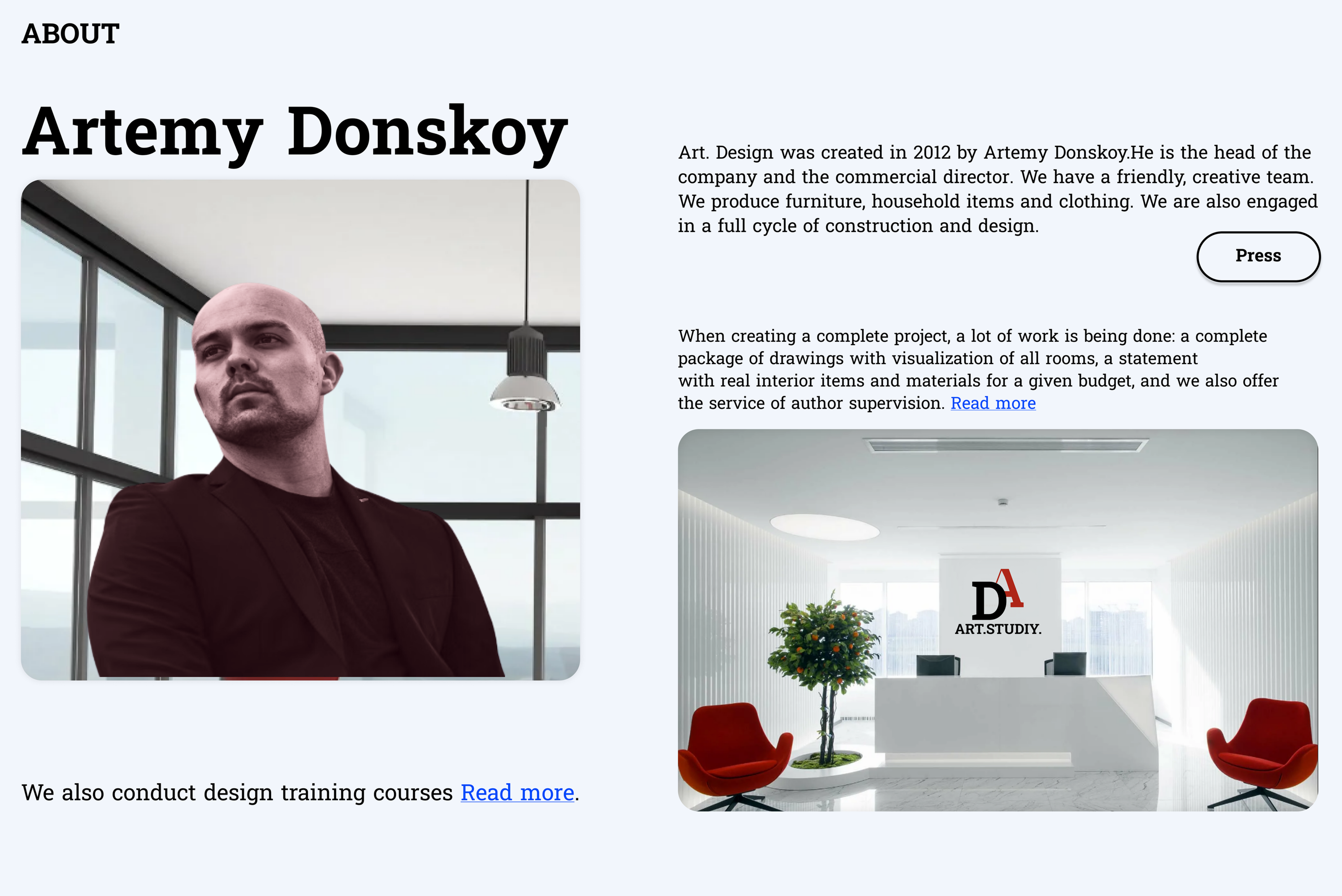 Art.Design - studio of modern design — Изображение №12 — Интерфейсы, Анимация на Dprofile
