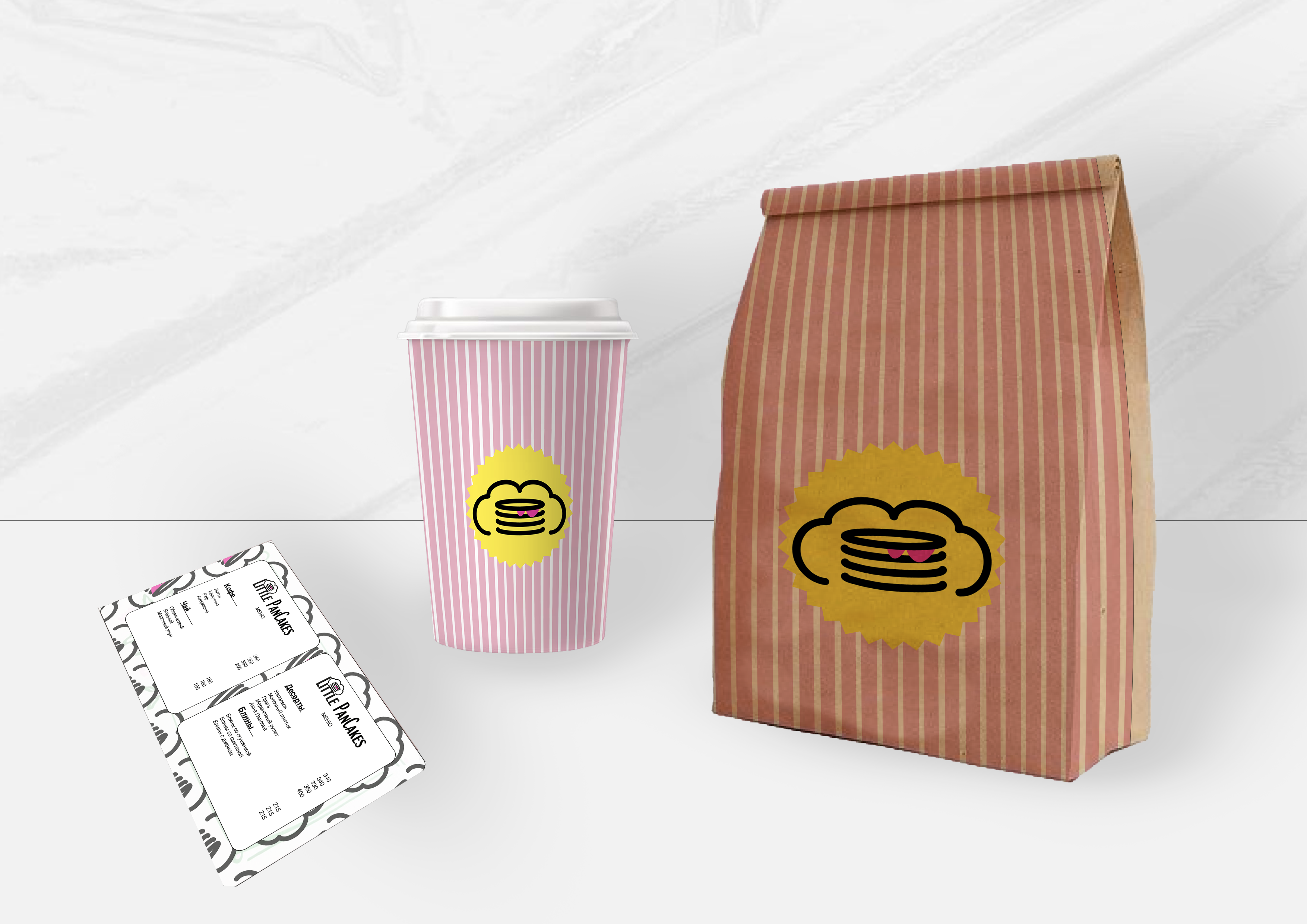 Логотип для кафе "Little Pancakes" — Изображение №10 — Брендинг на Dprofile