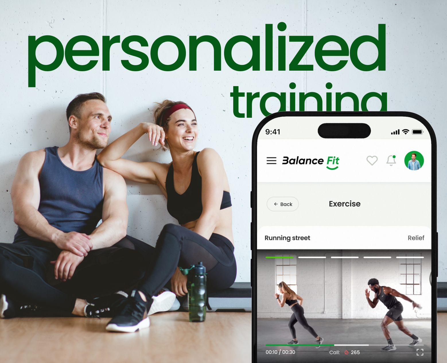 BalanceFit Mbile App Design — onboarding to insights — Интерфейсы на Dprofile