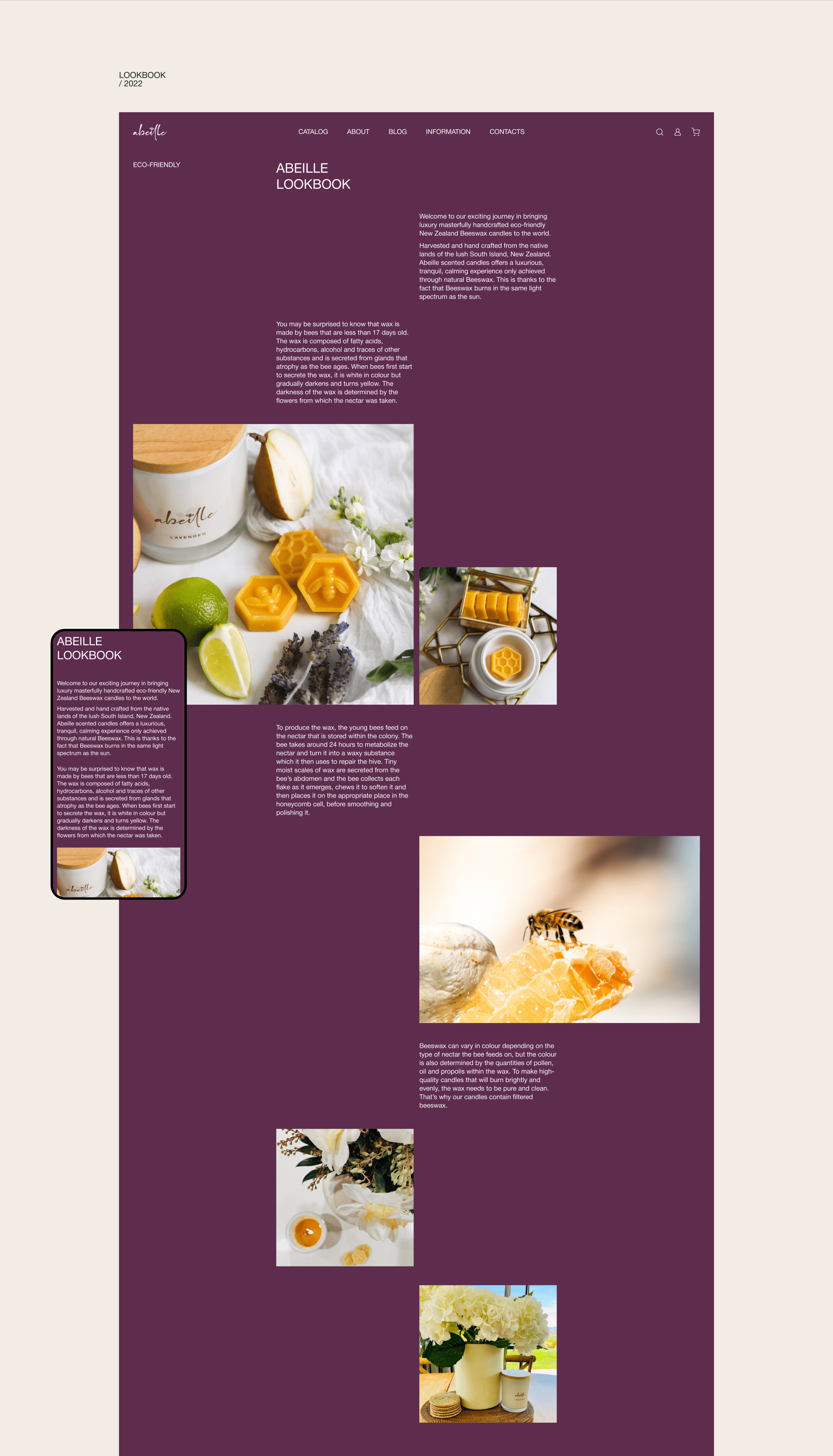 Abeille-UX/UI-Concept-Redesign — Изображение №7 — Интерфейсы на Dprofile