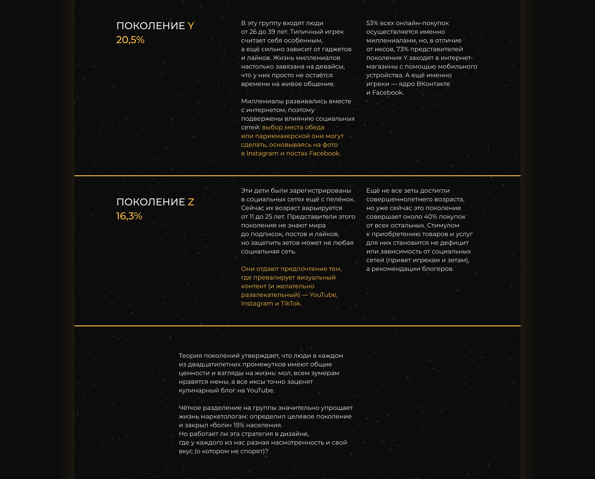 Longrid "The theory of generations: does it have a place in — Изображение №7 — Графика, Анимация на Dprofile