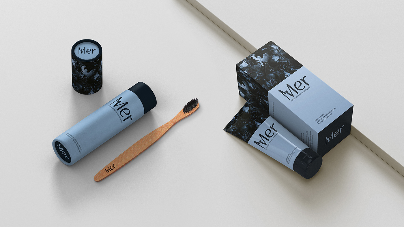 Mer: eco-friendly toothbrushes — Изображение №8 — Брендинг, Графика на Dprofile