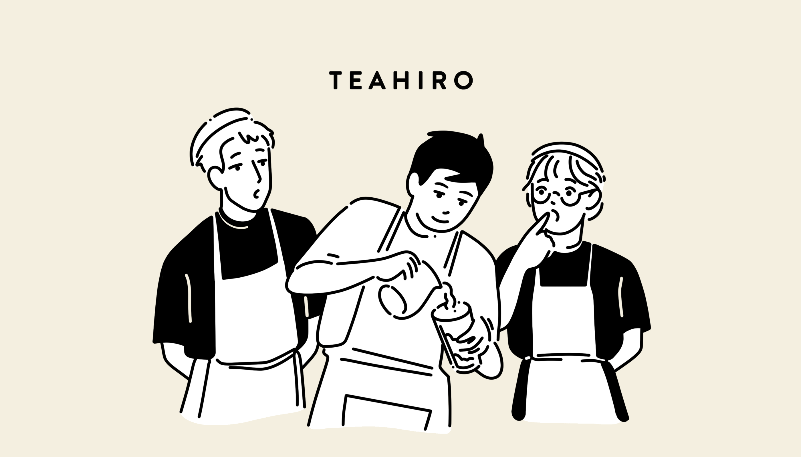 Иллюстрации для сети чайных TEAHIRO — Изображение №1 — Брендинг, Иллюстрация на Dprofile