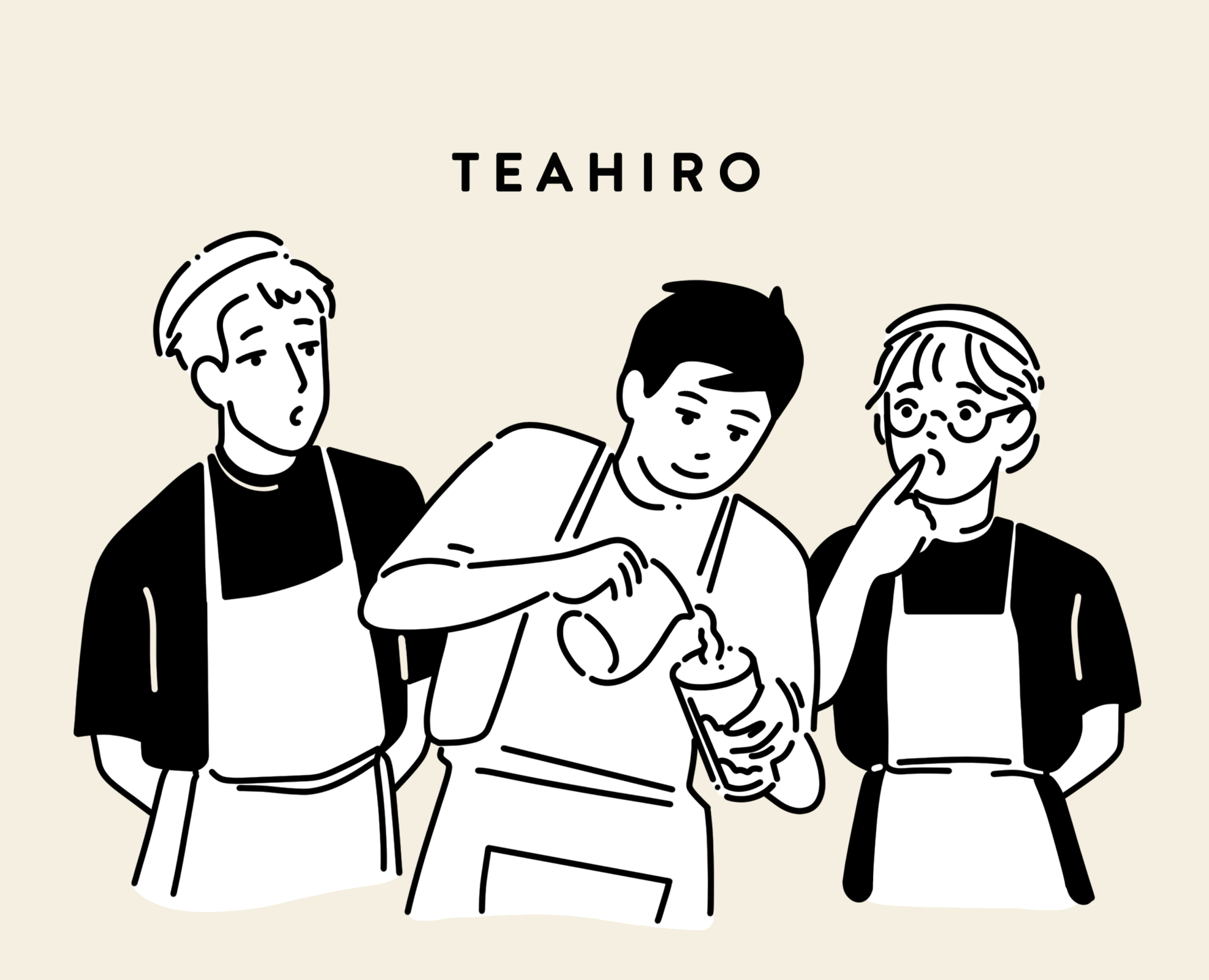 Иллюстрации для сети чайных TEAHIRO — Брендинг, Иллюстрация на Dprofile