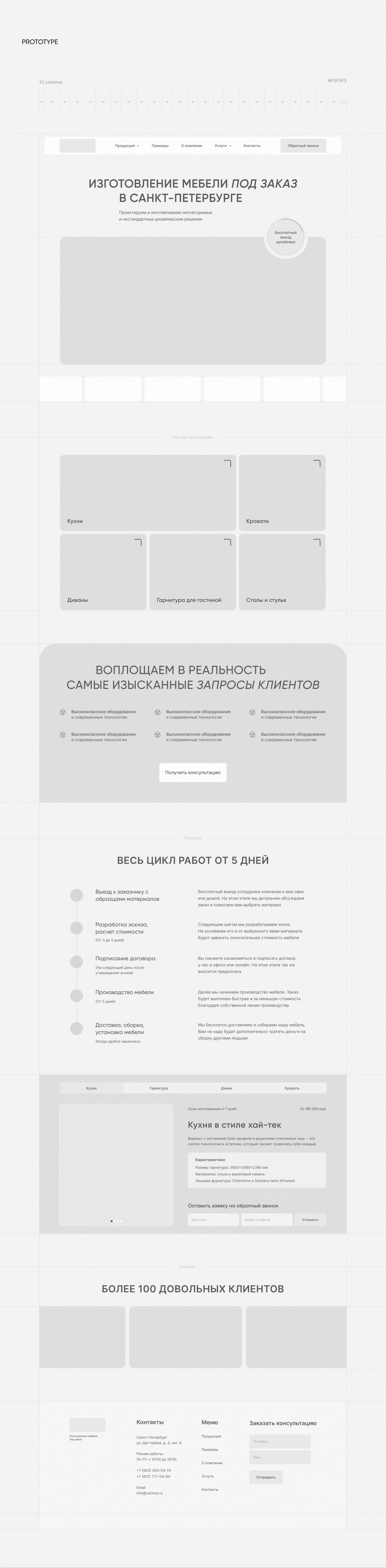 Website for a furniture manufacturing company — Изображение №2 — Интерфейсы на Dprofile