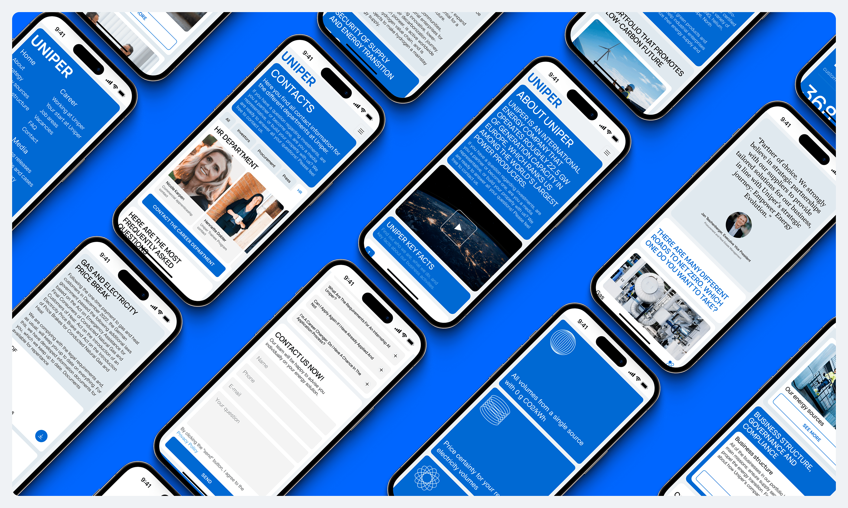 Uniper | corporate website — Изображение №14 — Интерфейсы на Dprofile