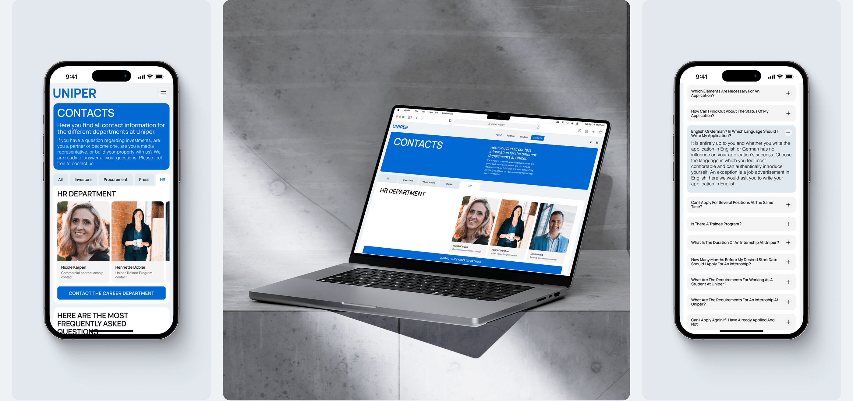 Uniper | corporate website — Изображение №13 — Интерфейсы на Dprofile