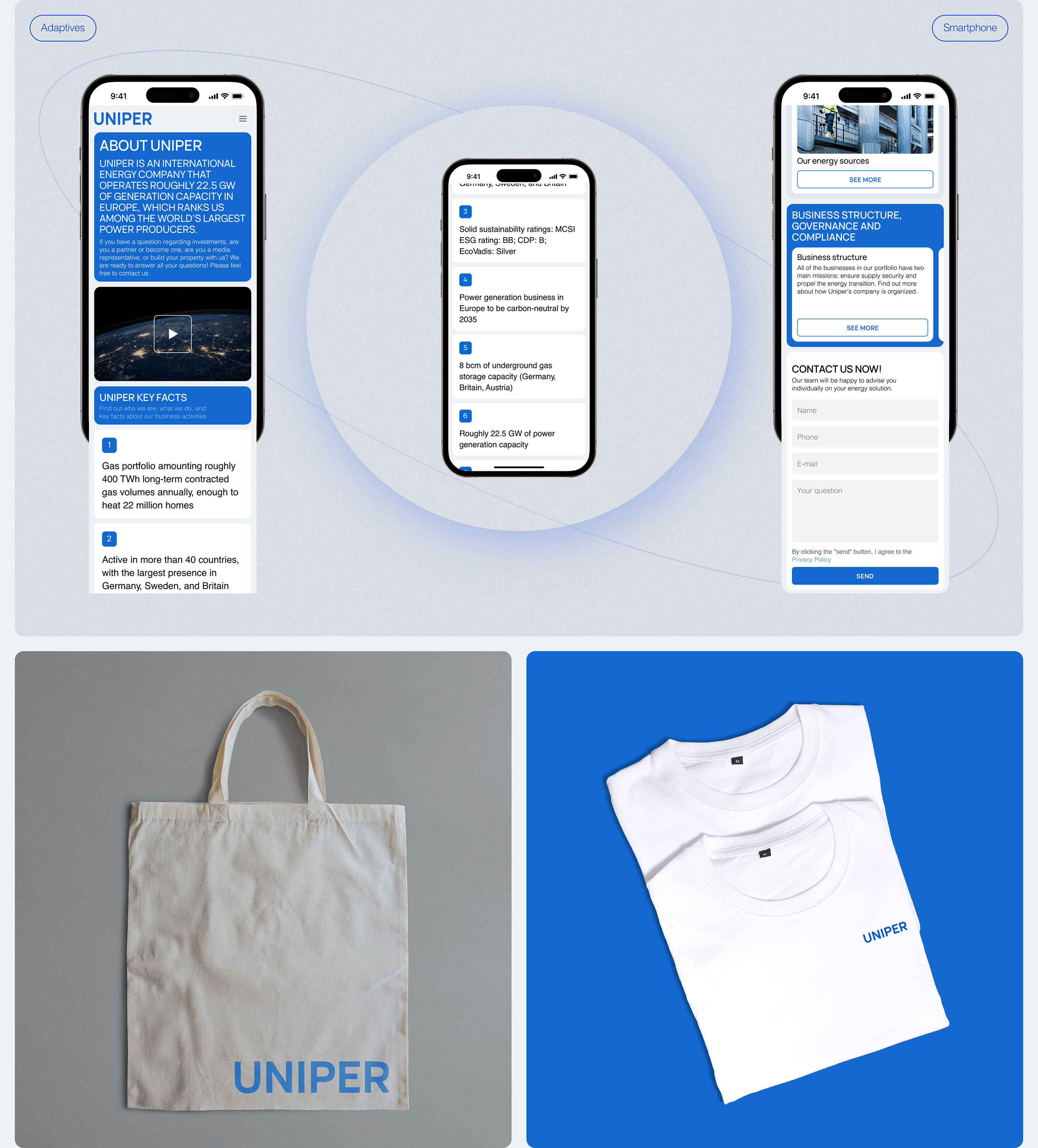 Uniper | corporate website — Изображение №7 — Интерфейсы на Dprofile