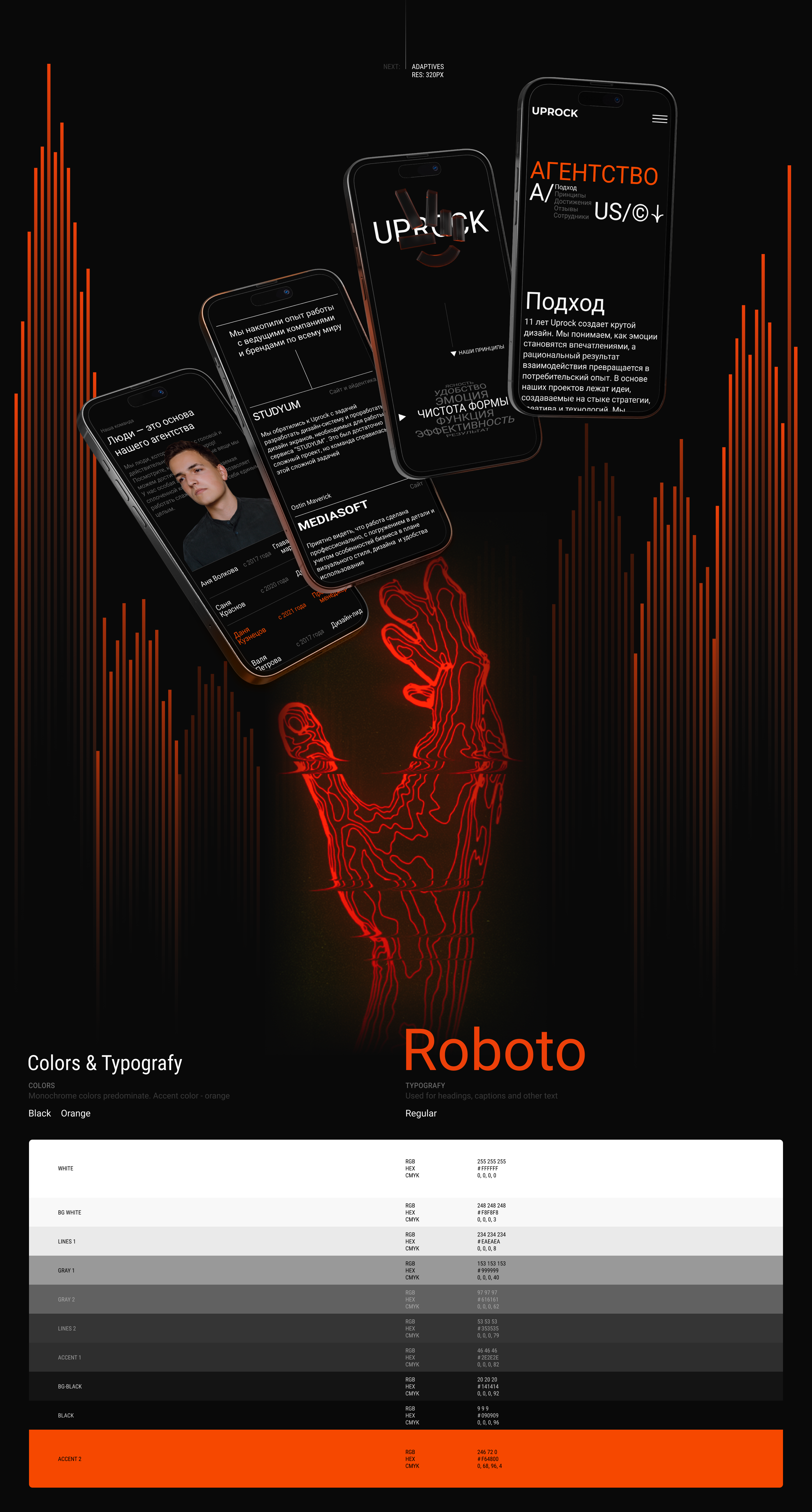 UPROCK AGENCY — Изображение №7 — Интерфейсы на Dprofile