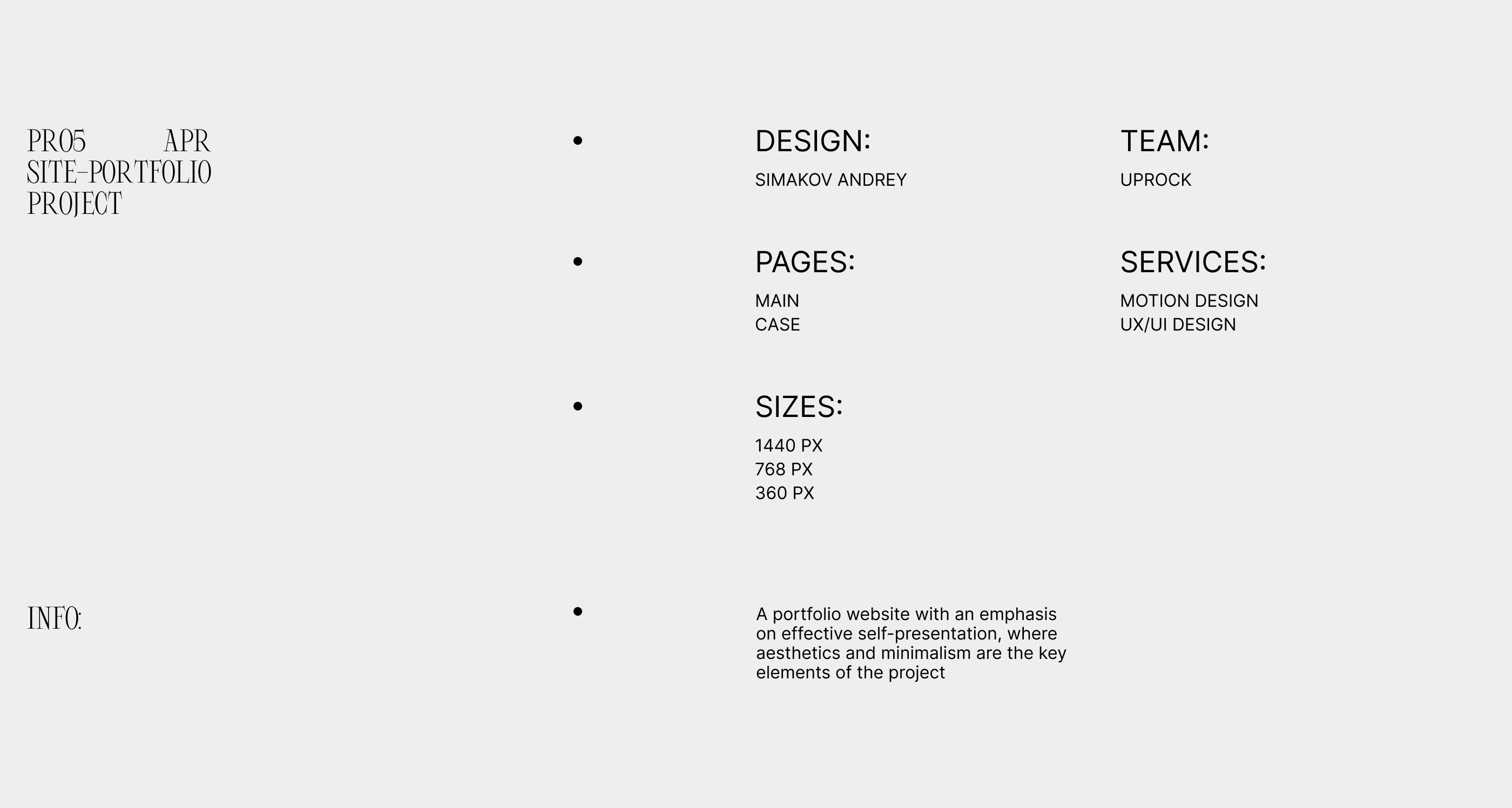 SMKW | Portfolio Website — Изображение №2 — Интерфейсы на Dprofile