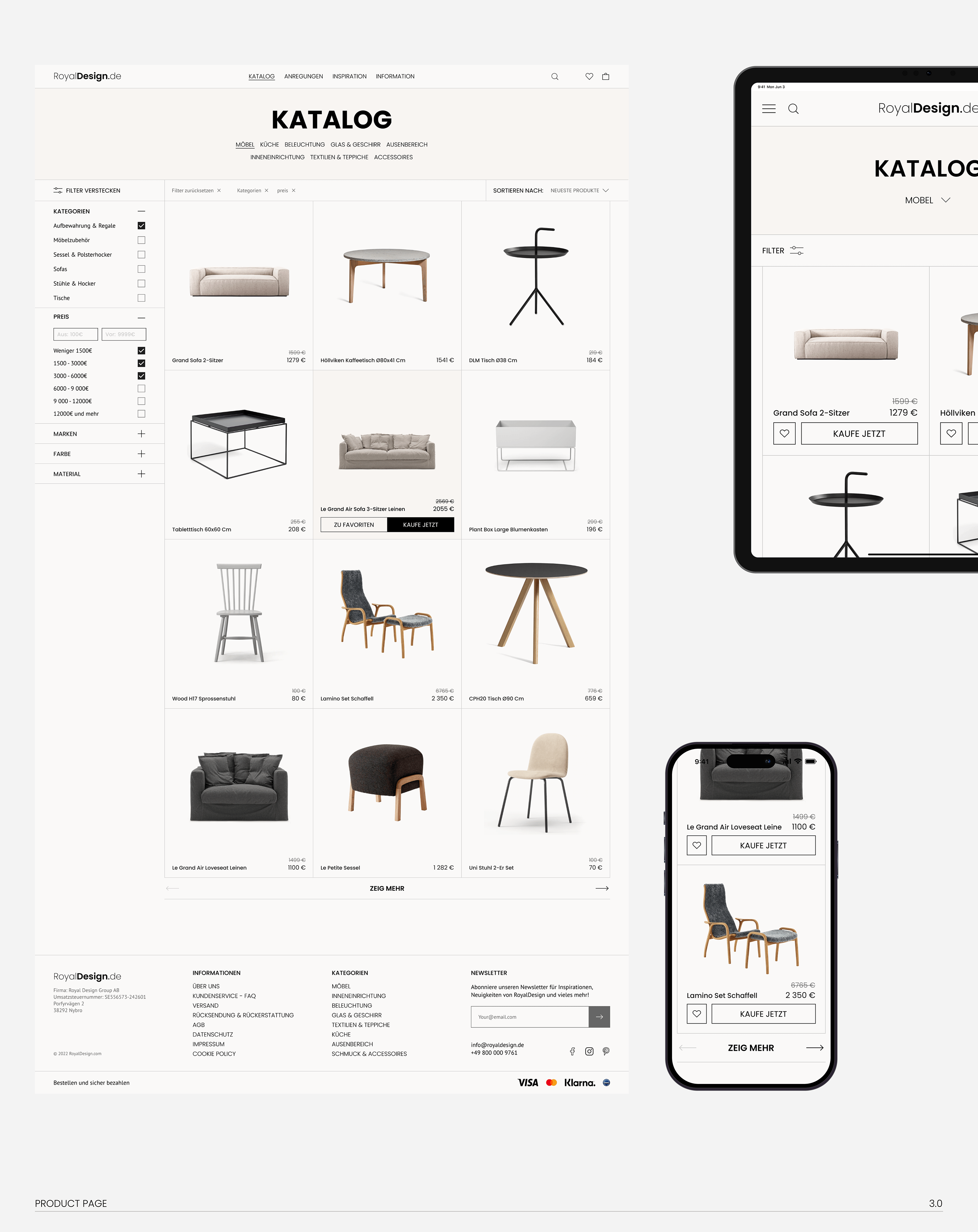 RoyalDesign | E-commerce redesign concept — Изображение №5 — Интерфейсы на Dprofile
