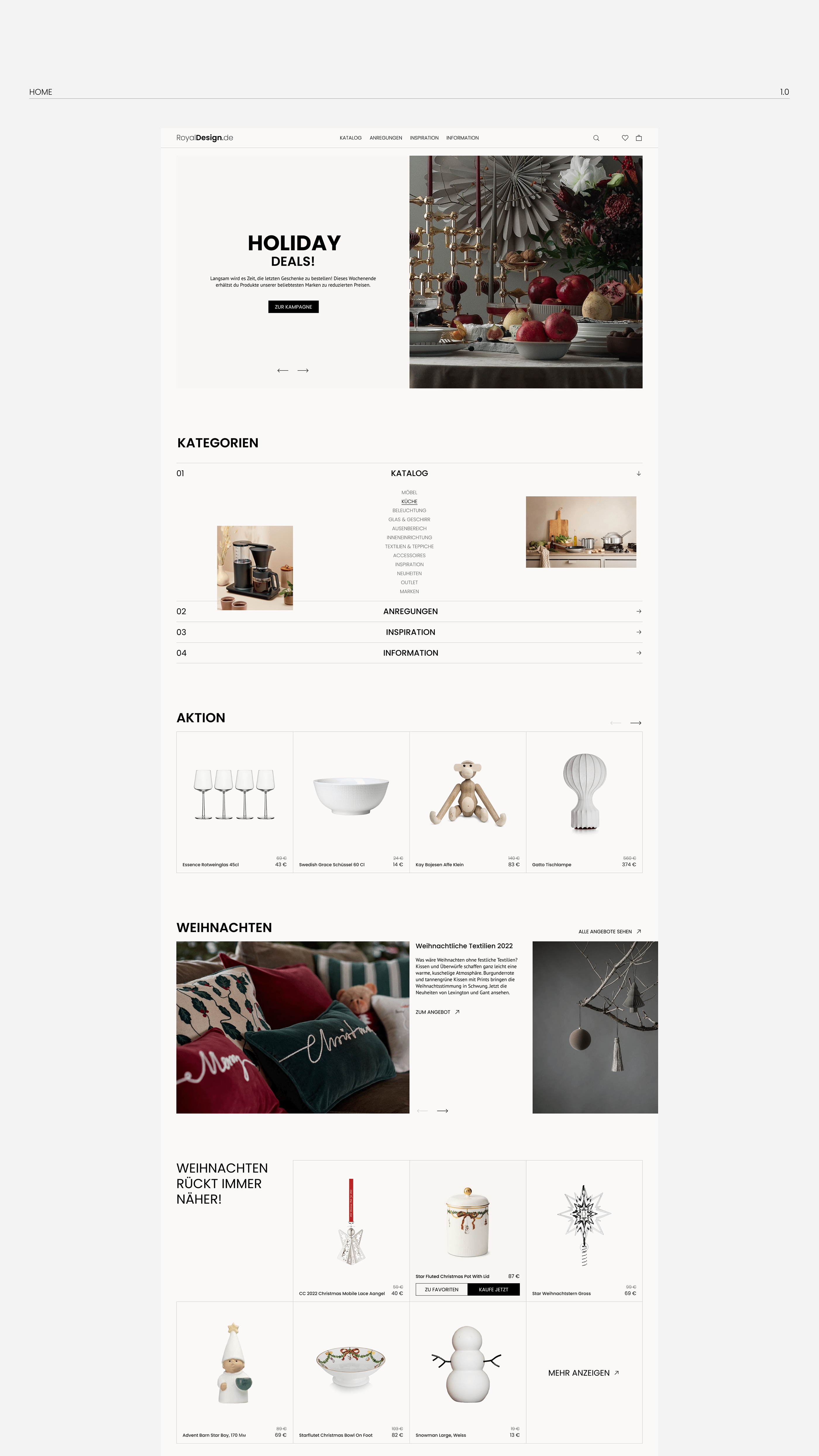 RoyalDesign | E-commerce redesign concept — Изображение №2 — Интерфейсы на Dprofile