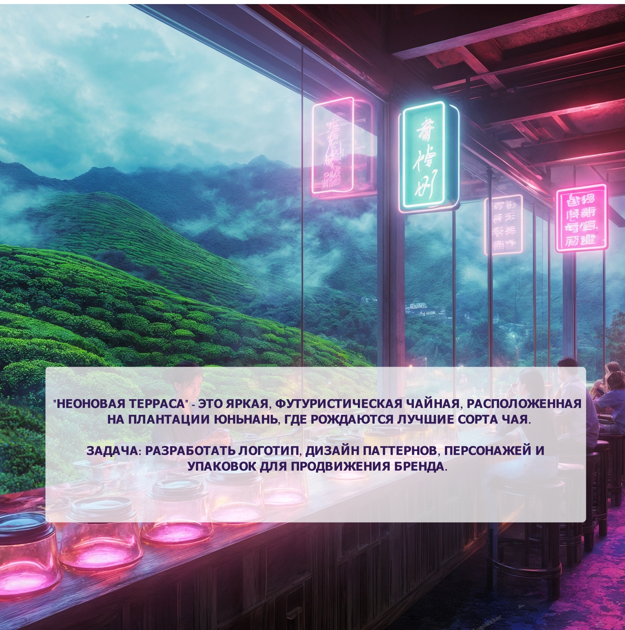NEON TERRACE иллюстрации и дизайн упаковок — Изображение №2 — Брендинг на Dprofile