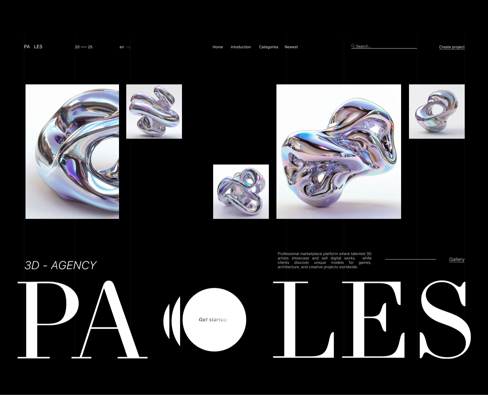 PALES (Концептуальный дизайн) — Интерфейсы, Иллюстрация на Dprofile