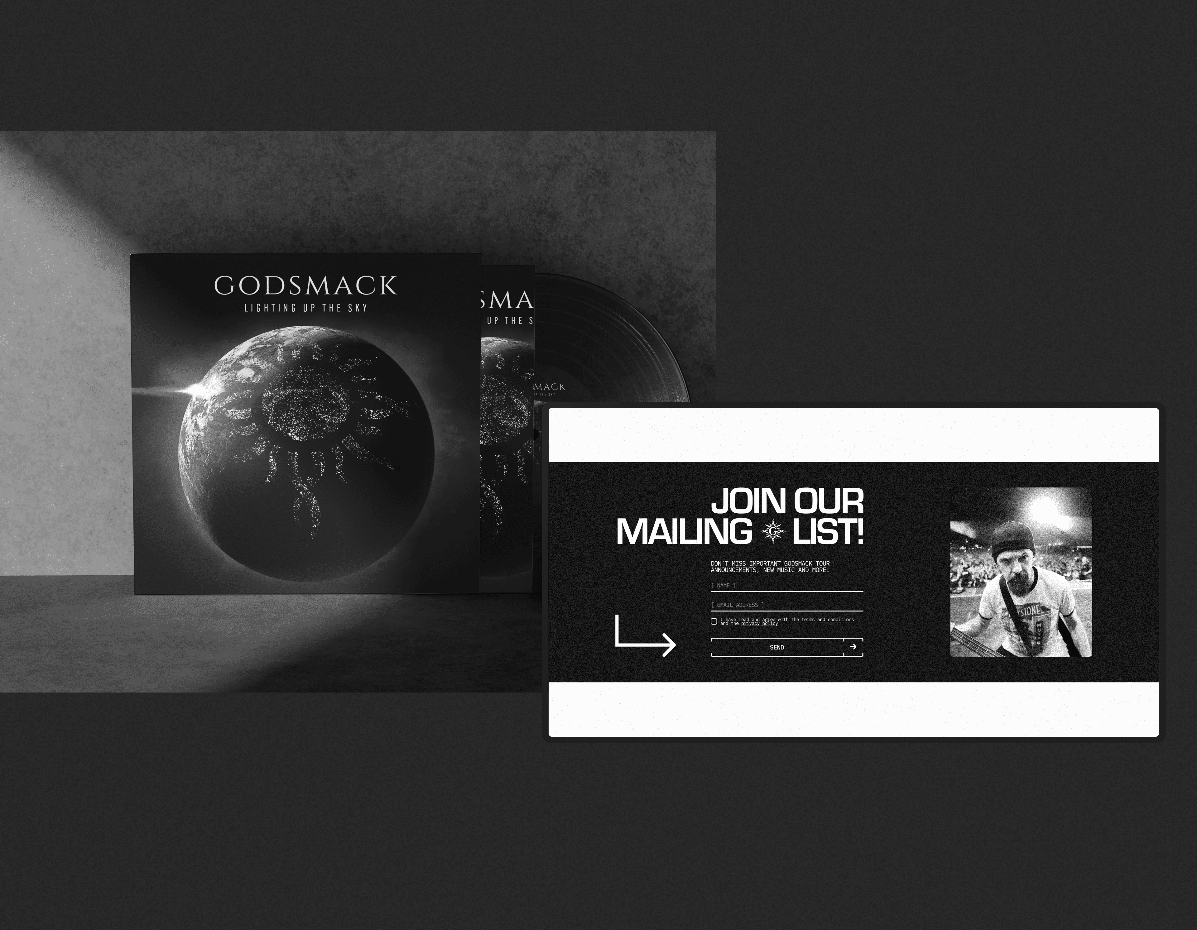GODSMACK | redesign concept — Изображение №10 — Интерфейсы, Анимация на Dprofile