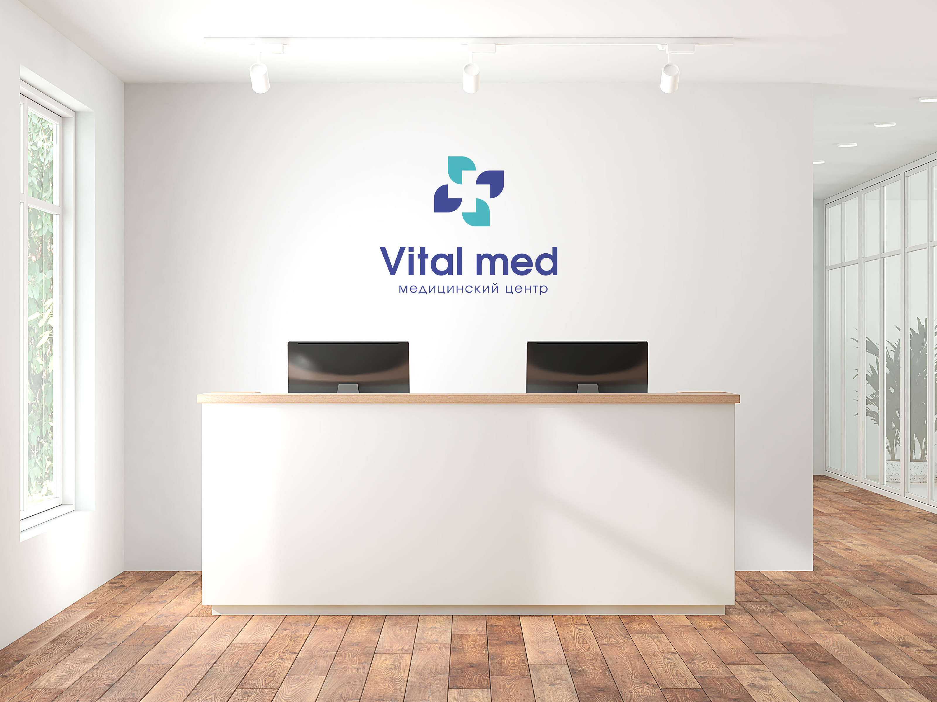 Логотип | Медицинский центр Vital Med — Изображение №2 — Брендинг на Dprofile