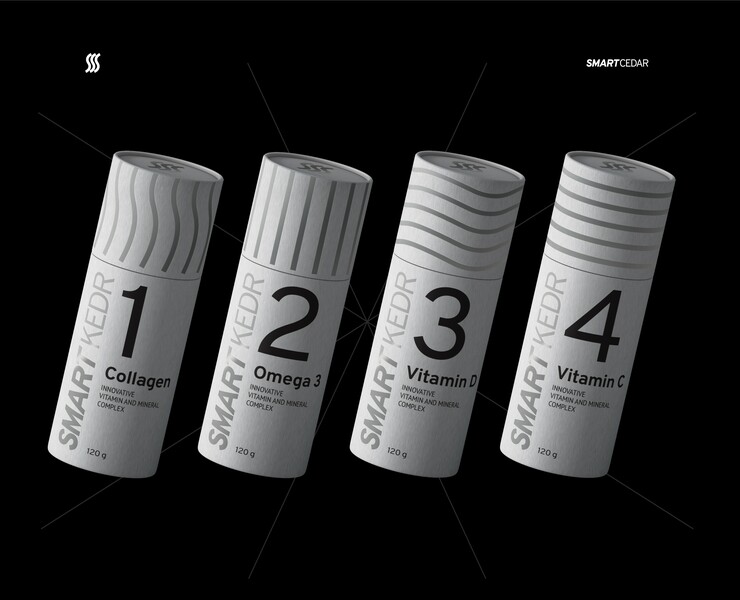 Packaging for vitamin complex — Брендинг, Графика на Dprofile