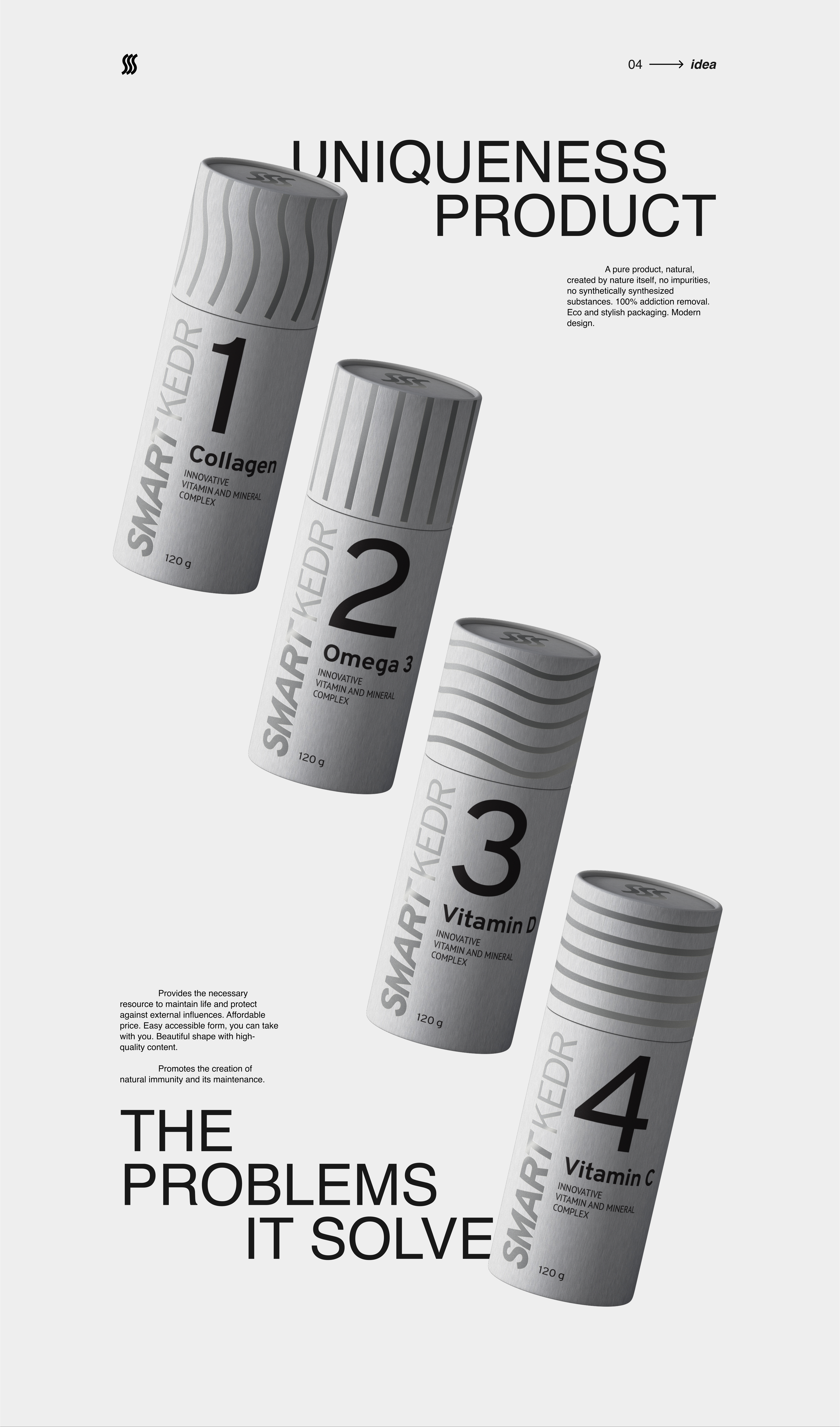 Packaging for vitamin complex — Изображение №5 — Брендинг, Графика на Dprofile