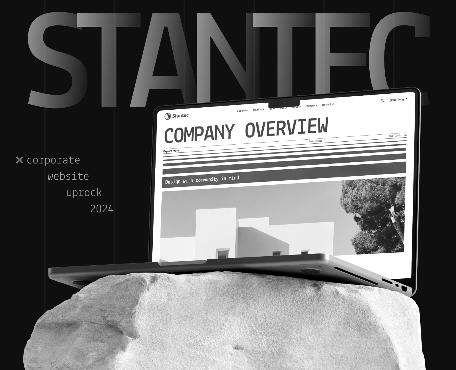 STANTEC | Корпоративный сайт — Интерфейсы на Dprofile