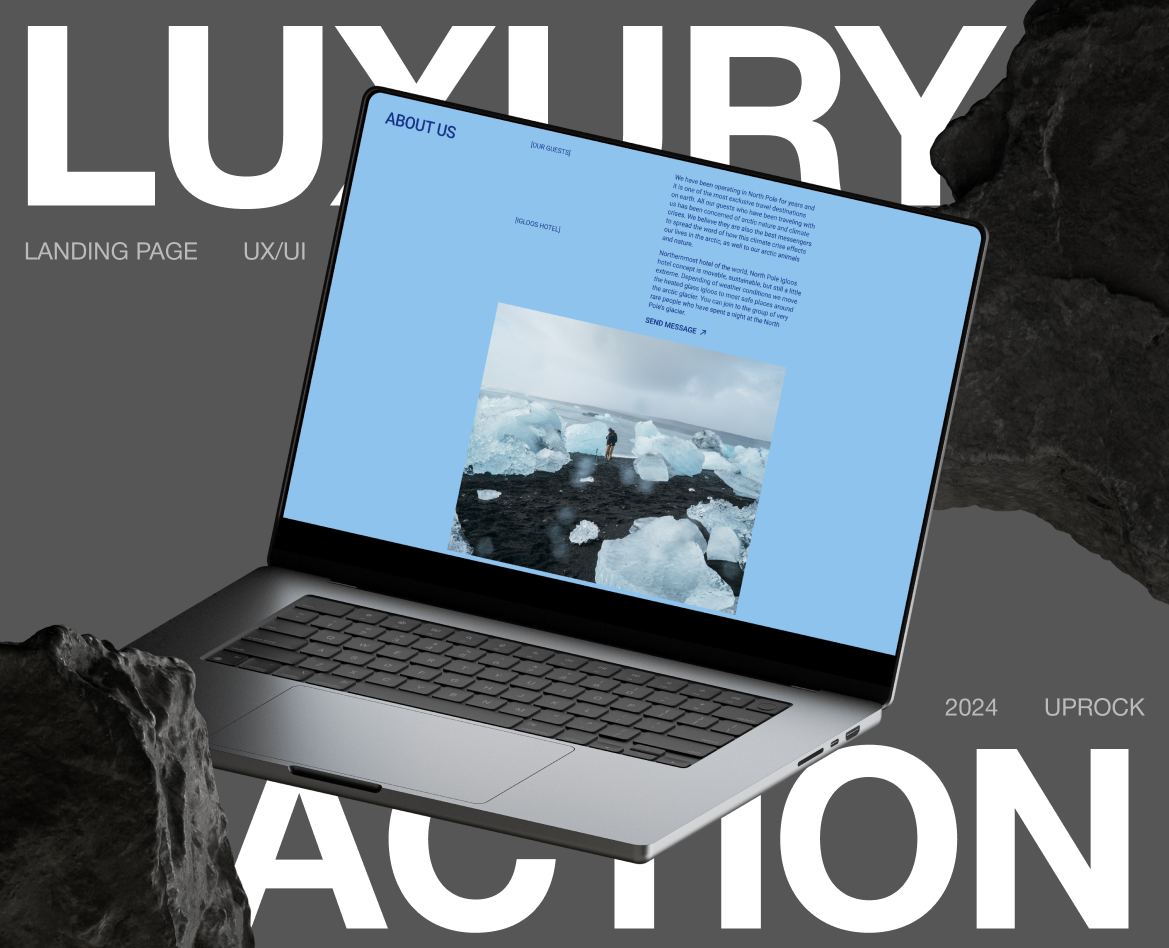 Luxary Action| Лендинг — Интерфейсы, Брендинг на Dprofile